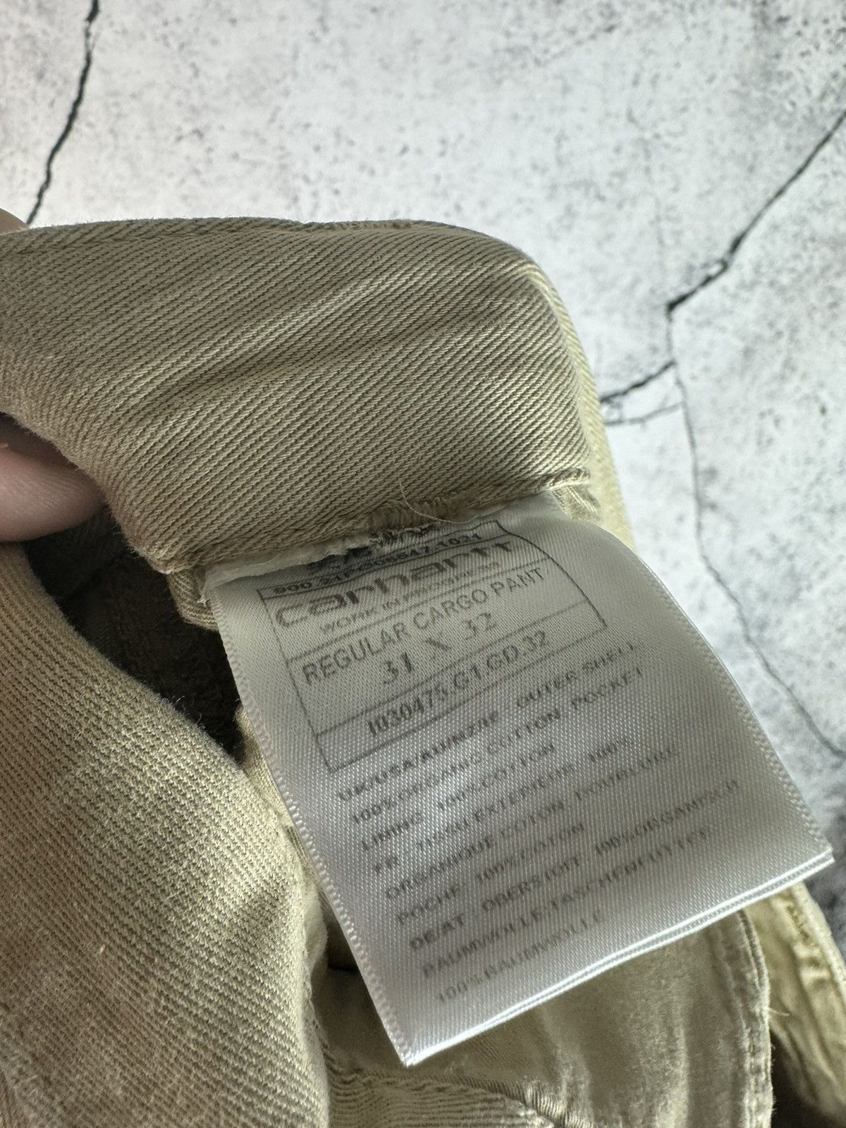 Carhartt Vintage Carhartt WIP Cargo Regular Pant Rare Size US 31 - 4 Thumbnail