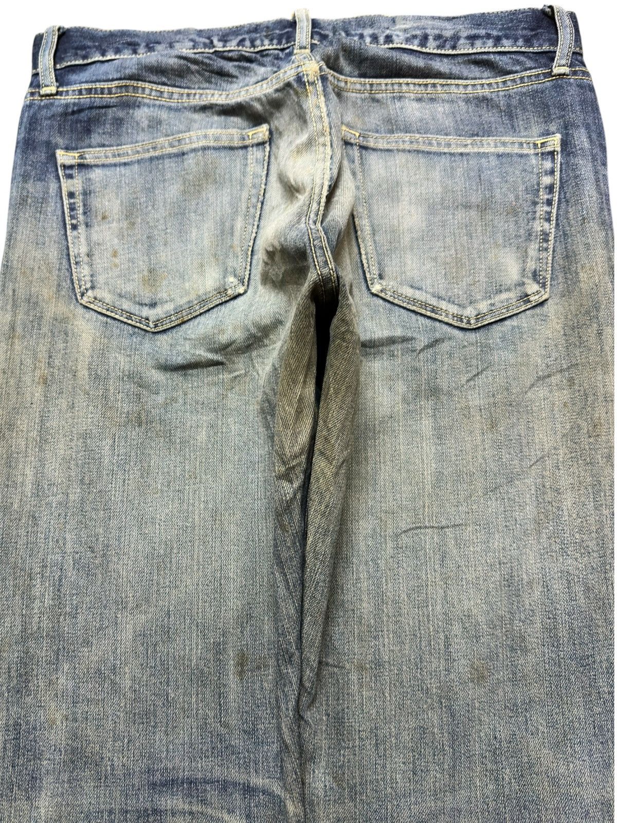 Uniqlo Vintage Uniqlo Selvedge Mudwash Ripped Distressed Denim Size US 32 / EU 48 - 5 Thumbnail