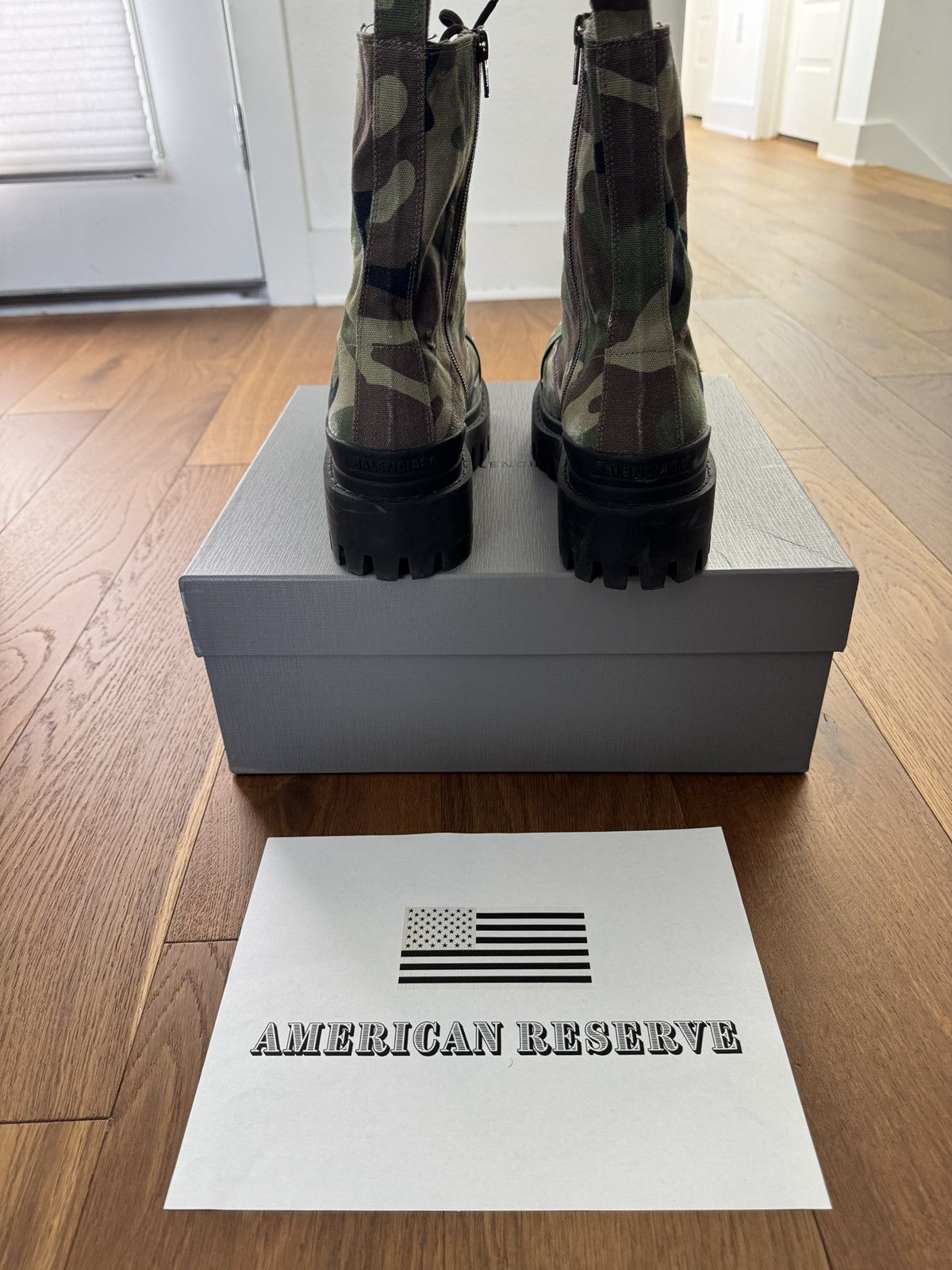Balenciaga BALENCIAGA CAMO STRIKE BOOTS Size US 11 / EU 44 - 4 Thumbnail