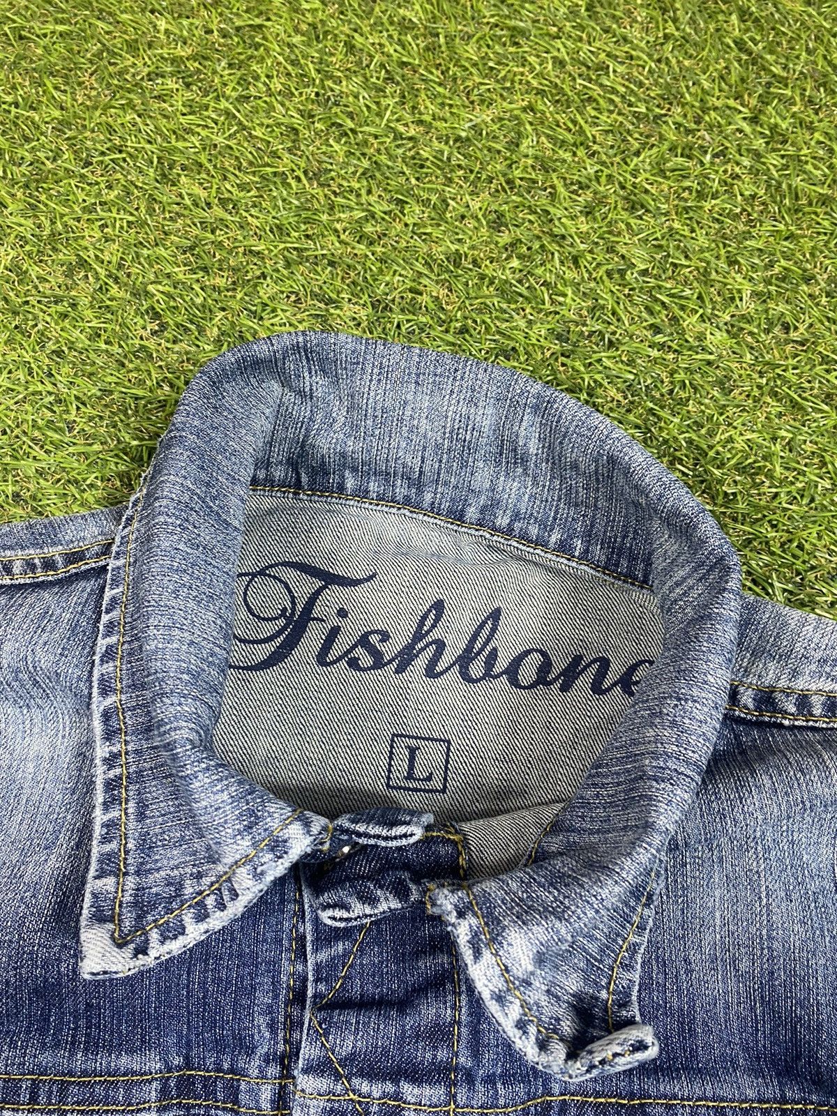 Vintage Vintage 90s Japanese Jeans jacket streetwear style size L Size L / US 10 / IT 46 - 5 Thumbnail