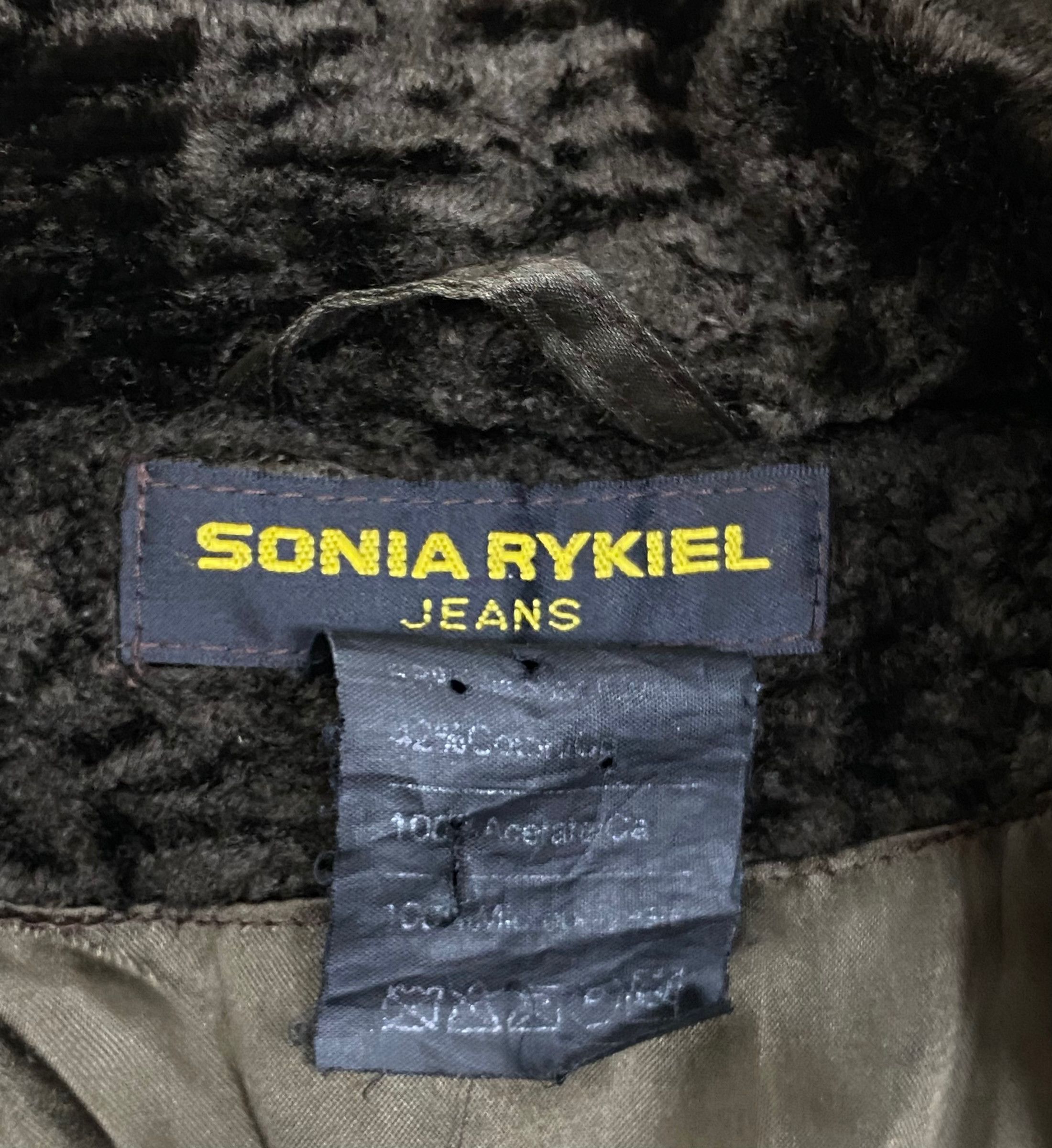 Sonia Rykiel × Vintage Sonia Rykiel Vintage Faux Fur Warm Jacket Size L / US 10 / IT 46 - 9 Thumbnail