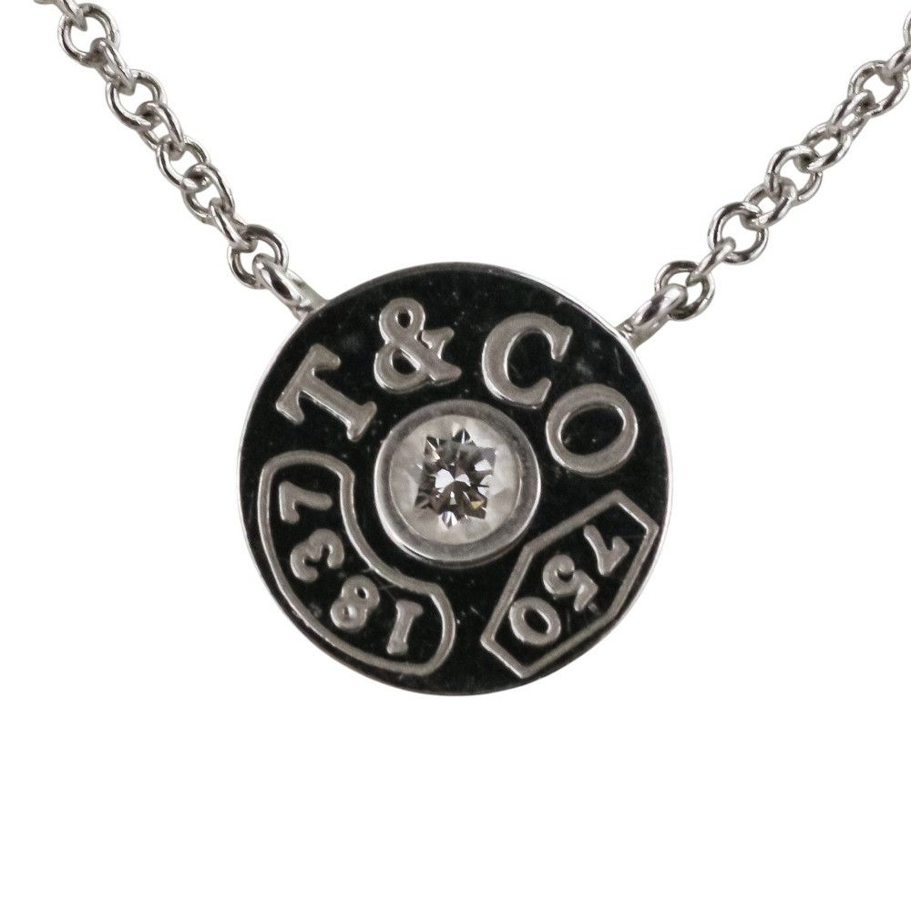 Tiffany & Co. Tiffany & Co. Tiffany & Co. 1837 Au750 Diamond Necklace Metal Necklace DUTY FREE for USA Size ONE SIZE - 1 Thumbnail