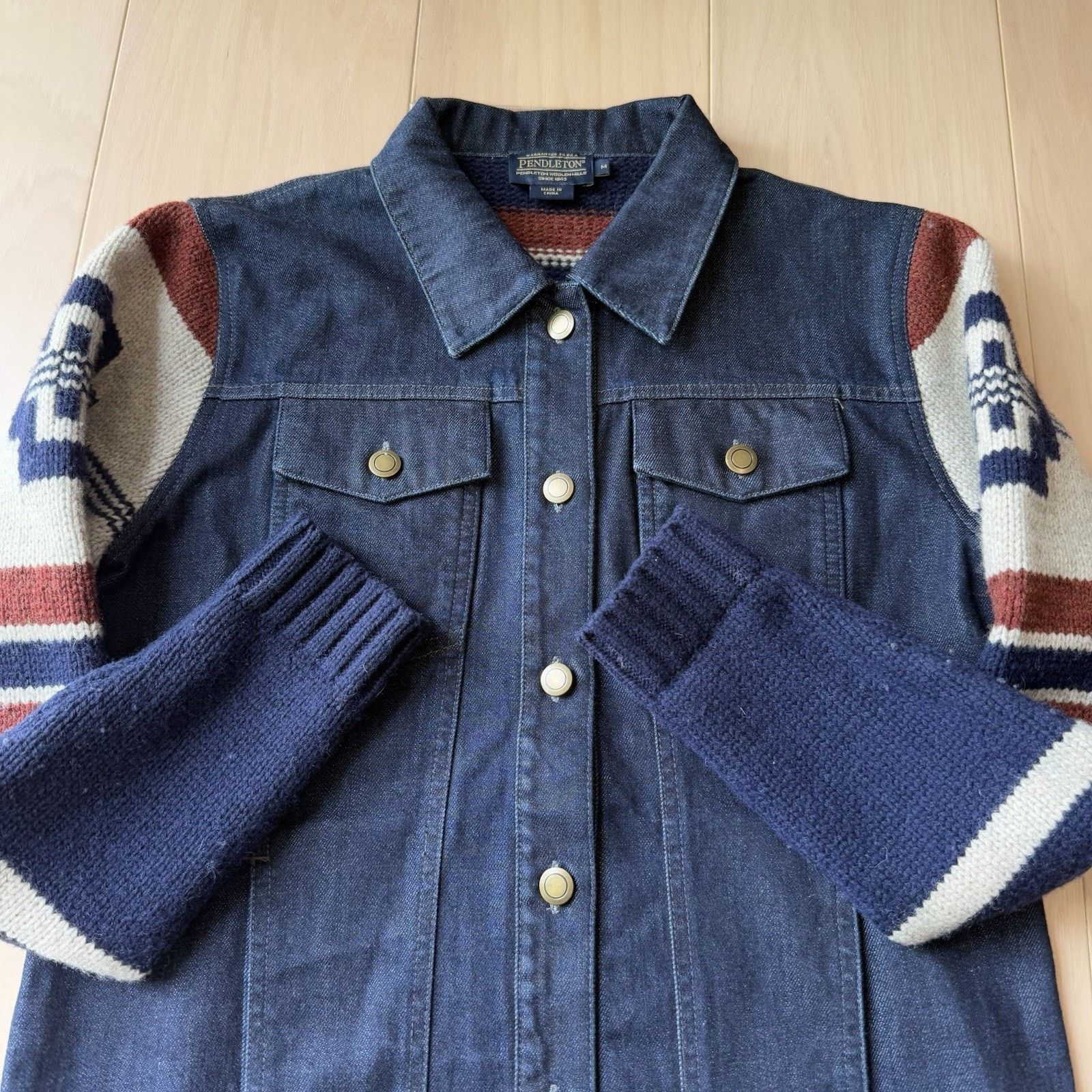 Pendleton Pendleton Athena Lambswool Sweater Jacket Women's M Size M / US 6-8 / IT 42-44 - 4 Thumbnail