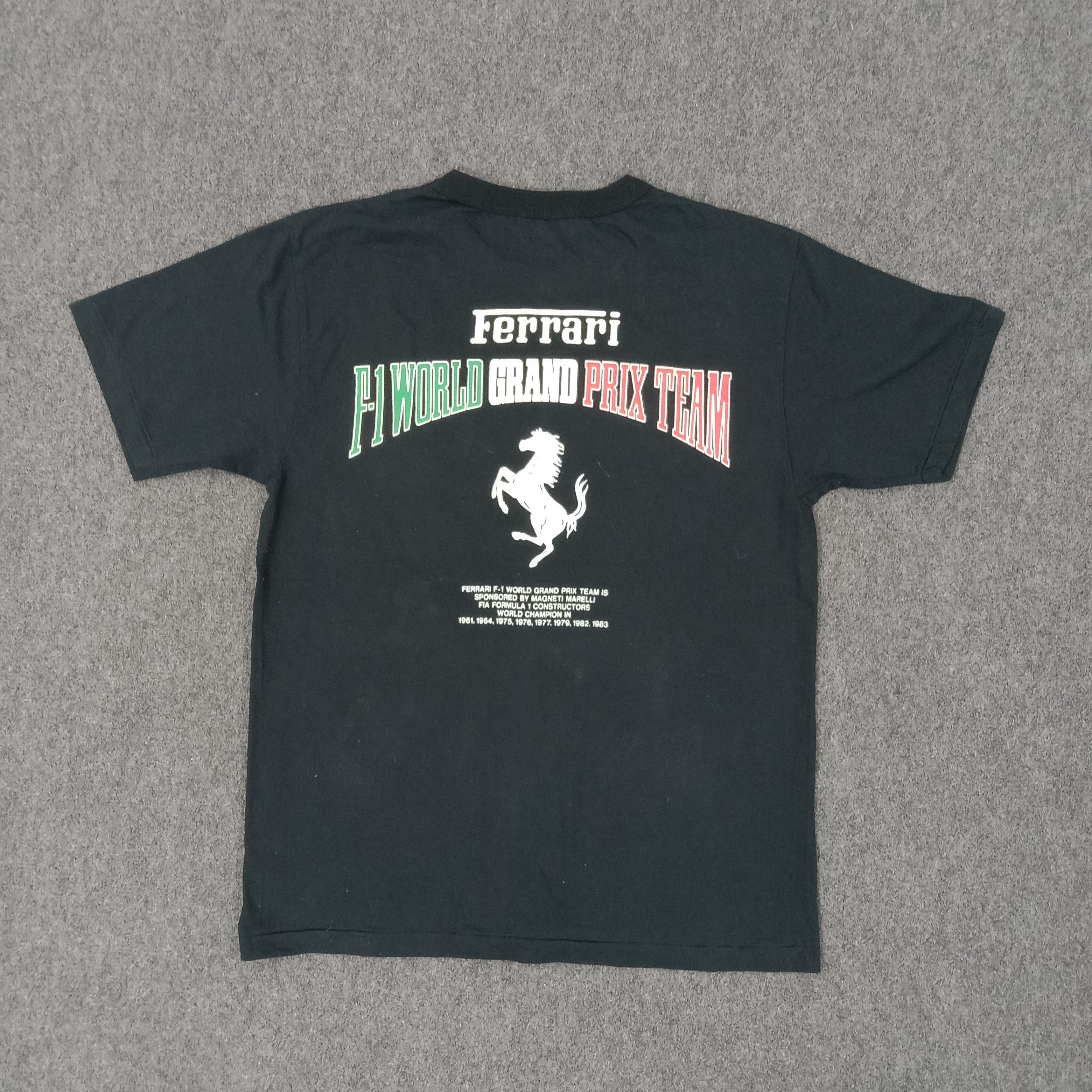 Ferrari × Vintage Magnetti Marelli Ferrari F1 World Grand Prix Team Tshirt Size US M / EU 48-50 / 2 - 1 Thumbnail