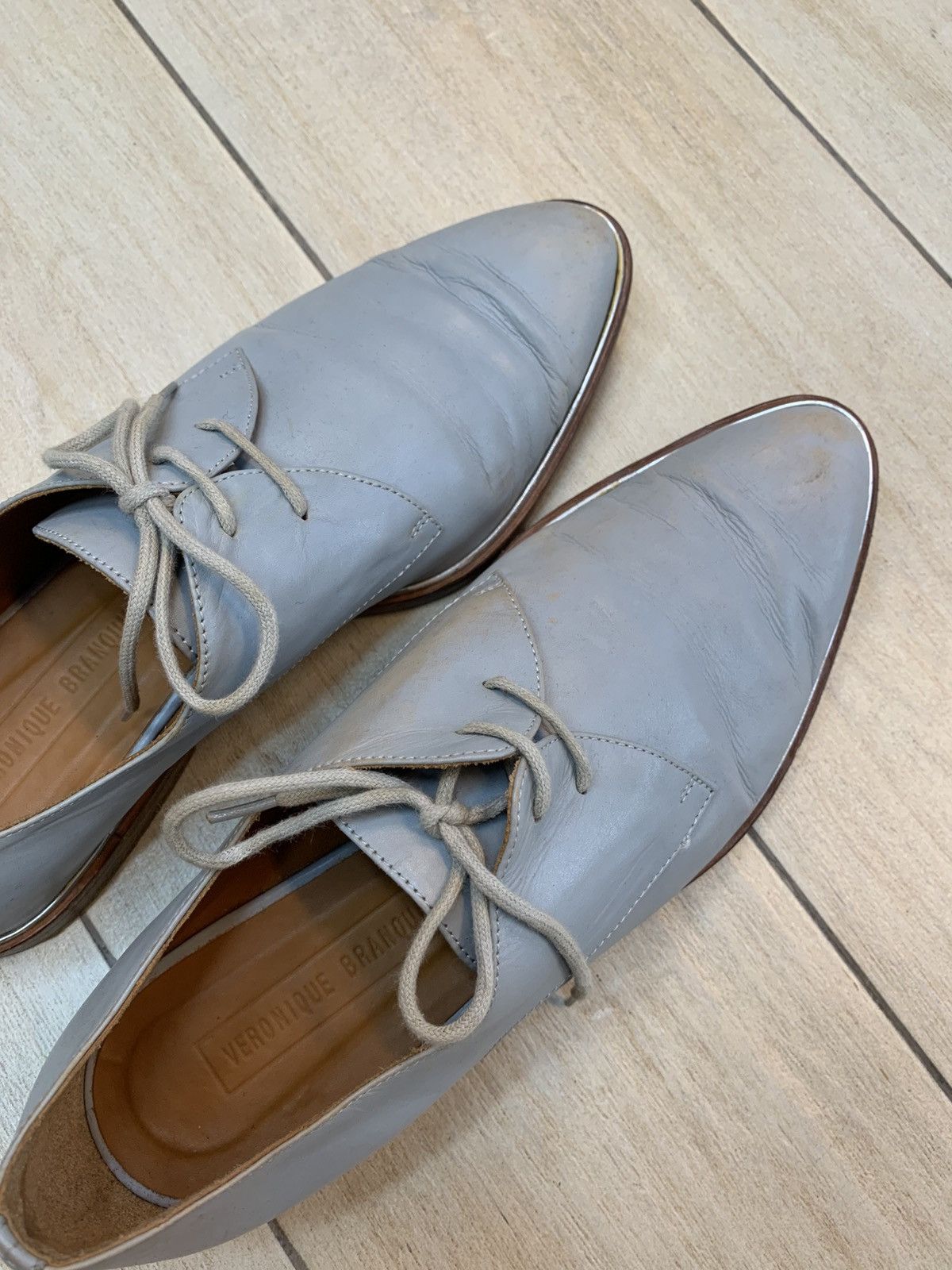 Veronique Branquinho Veronique Branquinho Leather Derby Shoes Size US 7 / EU 40 - 9 Thumbnail
