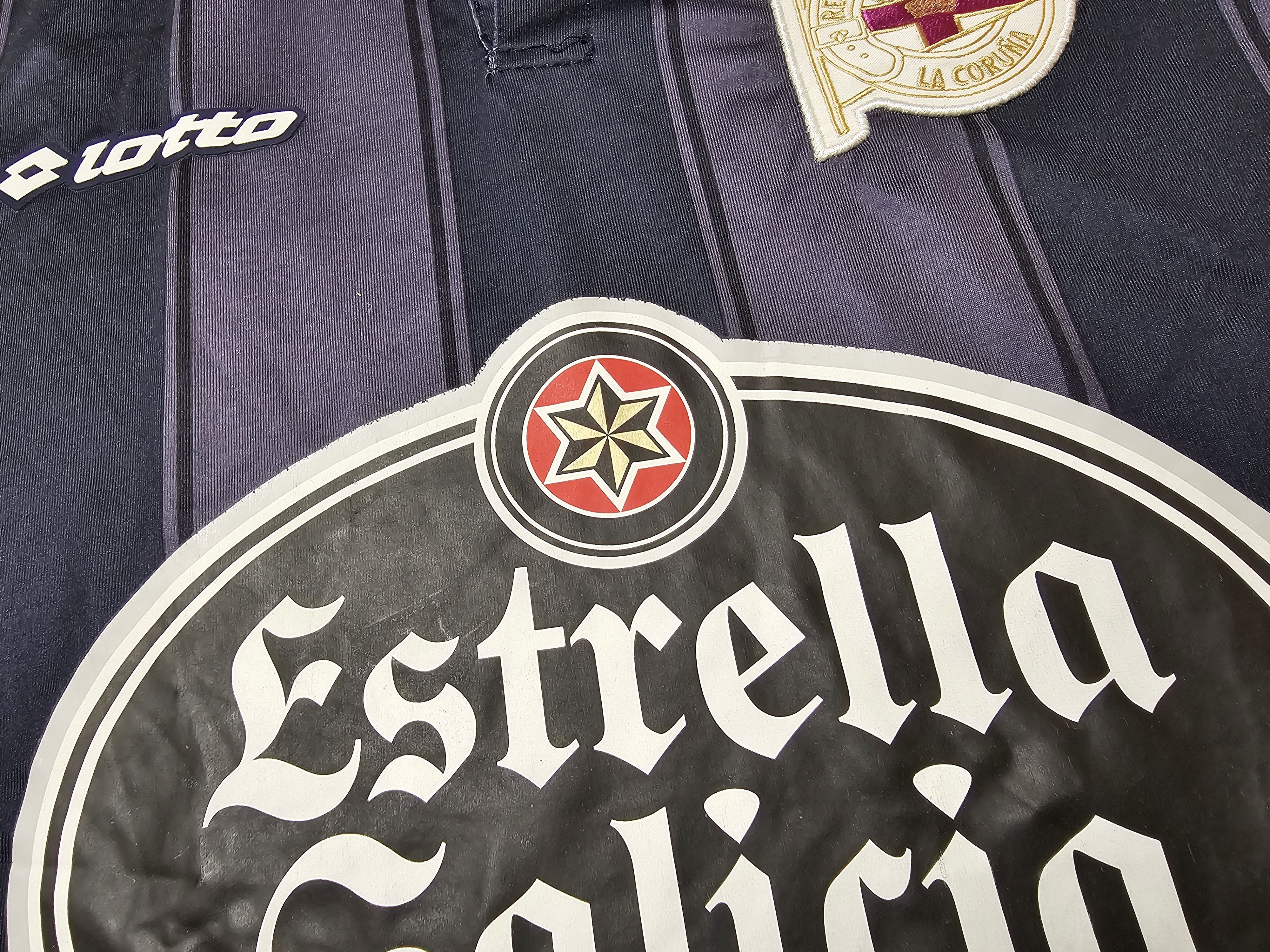 Lotto Sport DEPORTIVO LA CORUNA 2013 2014 AWAY FOOTBALL SOCCER JERSEY Size US XL / EU 56 / 4 - 7 Thumbnail