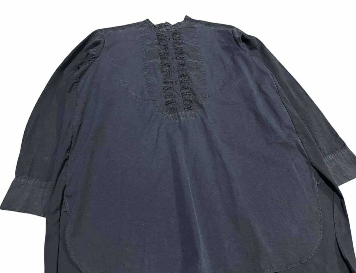 Japanese Brand 🔥Vintage United Arrows Pleated Combination Dress Shirt Size US XL / EU 56 / 4 - 6 Thumbnail