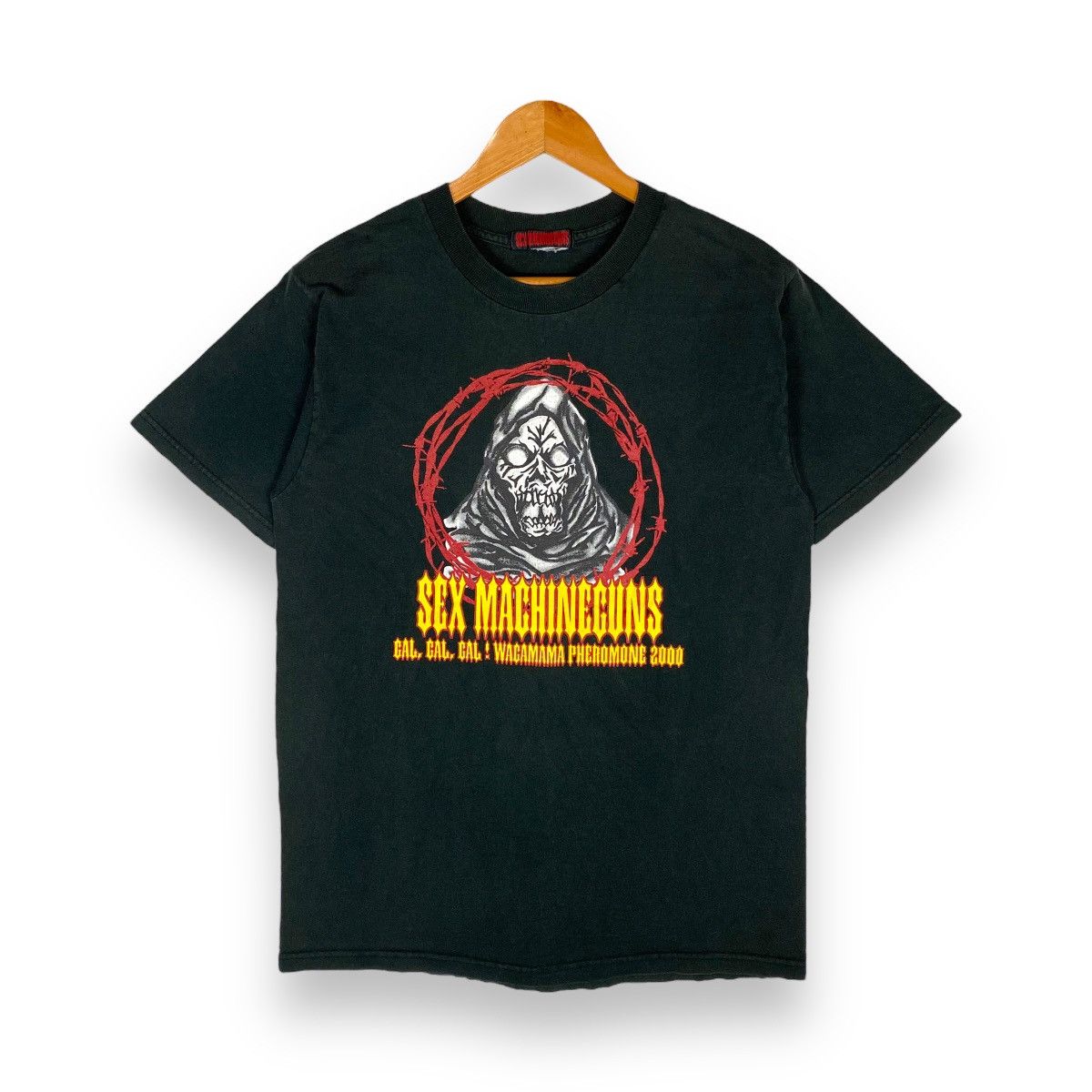 Band Tees × Vintage VINTAGE SEX MACHINEGUNS JAPANESE HEAVY METAL BAND TEE Size US M / EU 48-50 / 2 - 1 Thumbnail