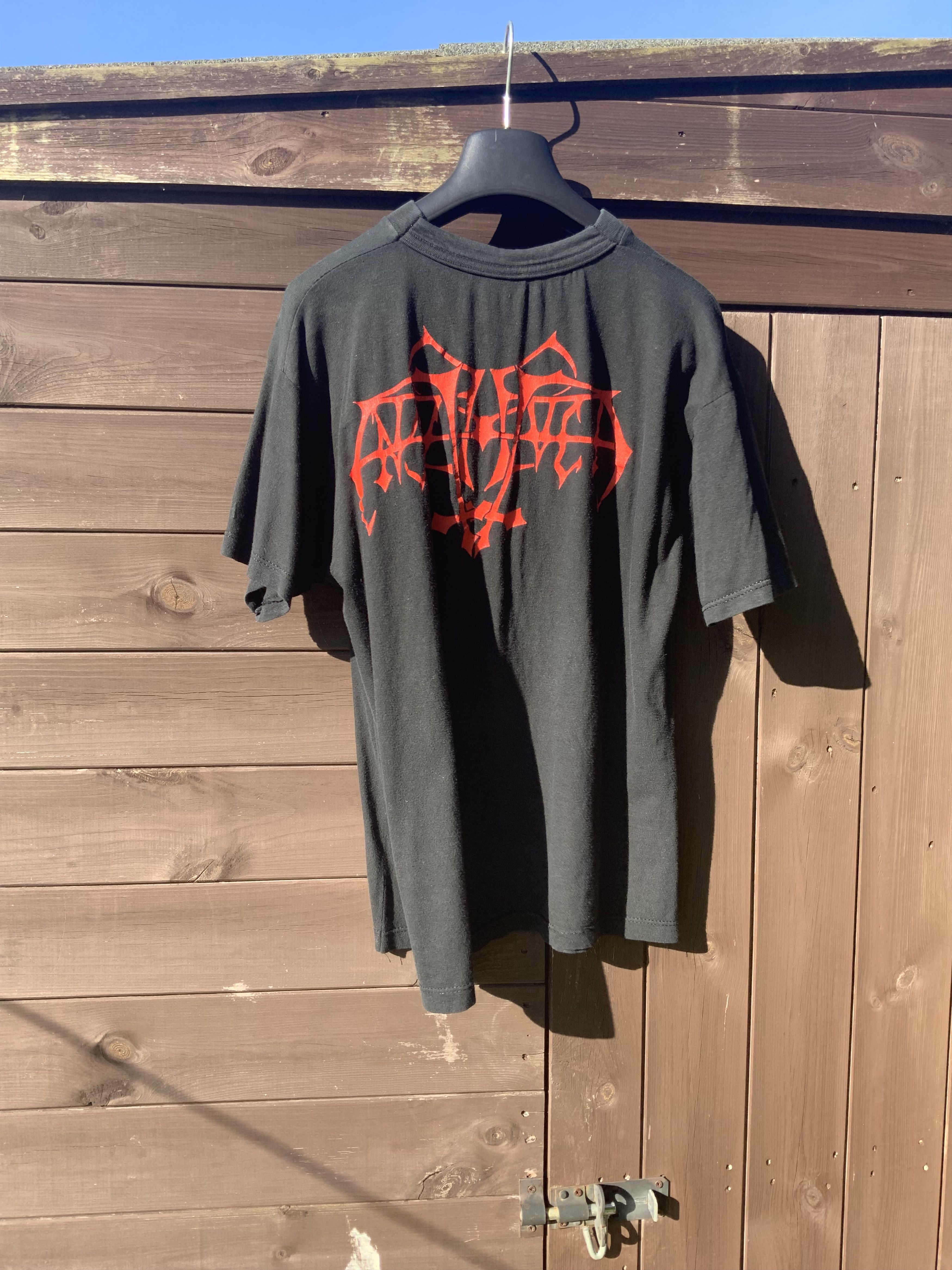 Vintage Very Rare Original 1993 Enslaved Hordanes Land shirt Size US XL / EU 56 / 4 - 5 Thumbnail