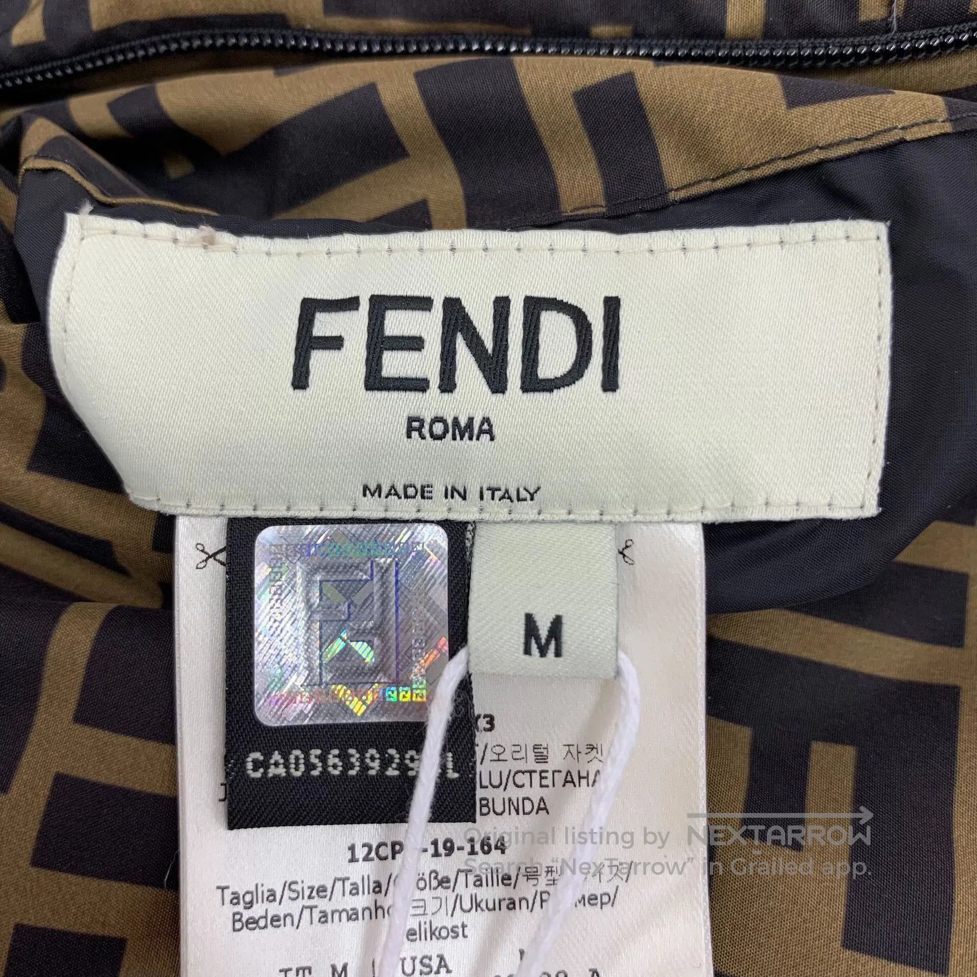 Fendi Fendi Two-Sided Down Jacket. Size US M / EU 48-50 / 2 - 5 Thumbnail