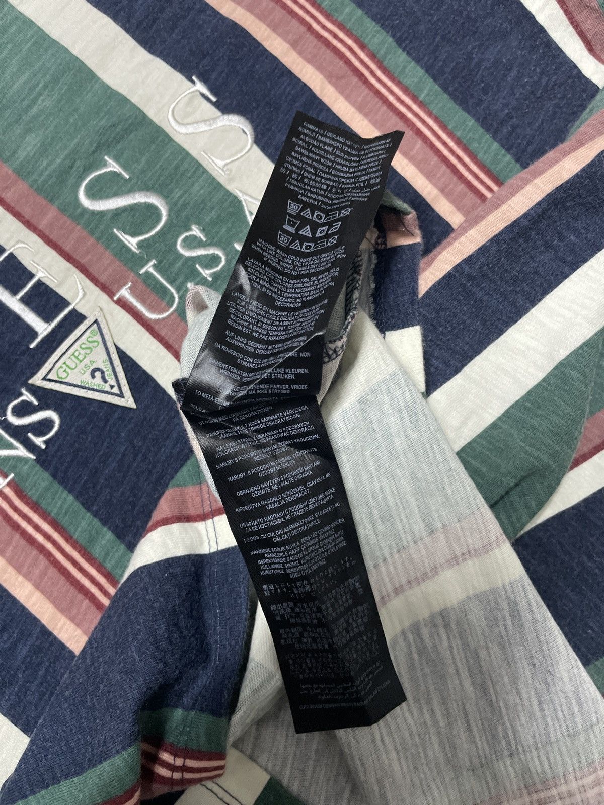 Guess × Vintage Vintage Guess stripe T-shirt Size US M / EU 48-50 / 2 - 7 Thumbnail
