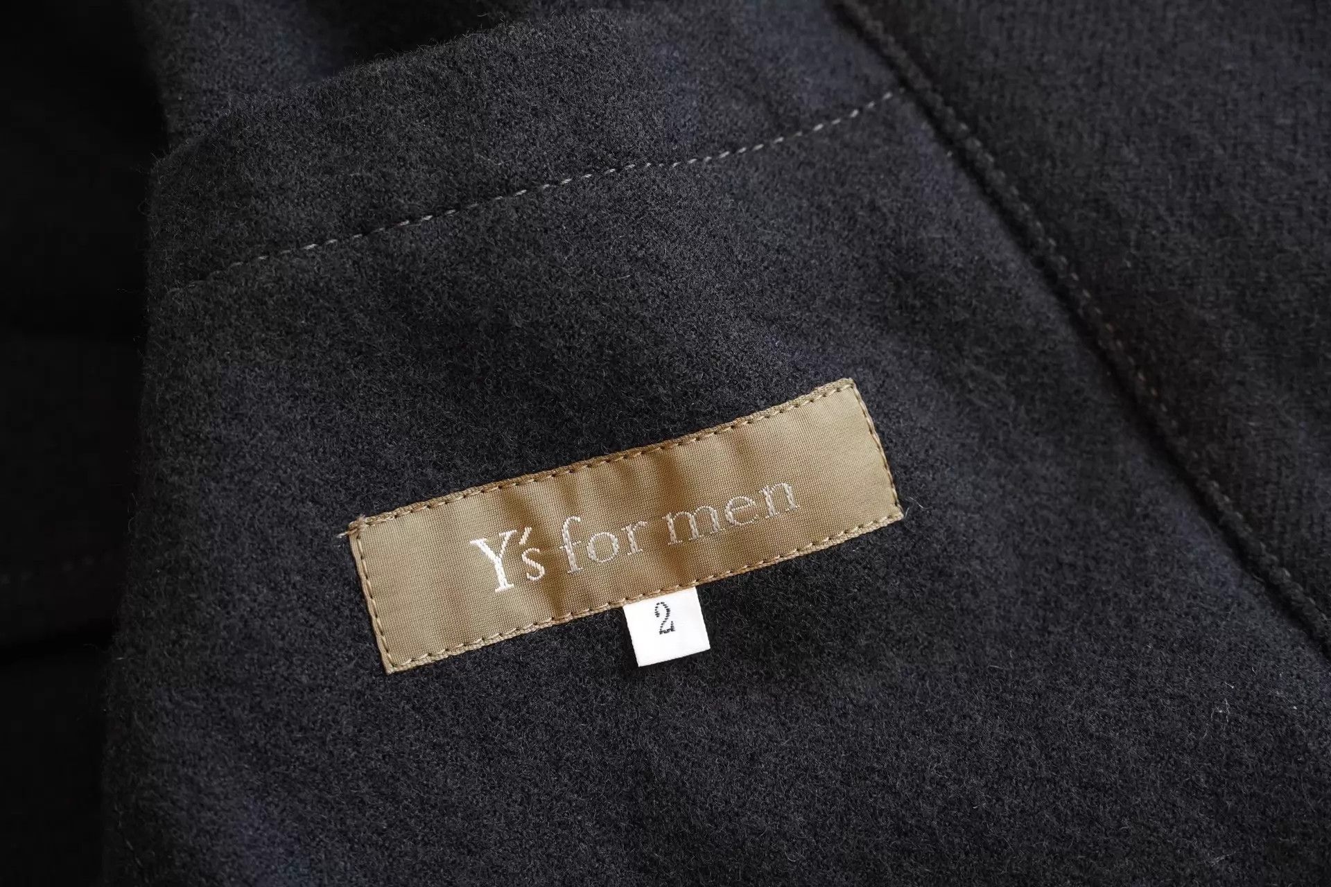 Yohji Yamamoto Yohji Yamamoto Y's for Men Topstitch Wool Jacket J23 Size US M / EU 48-50 / 2 - 7 Thumbnail