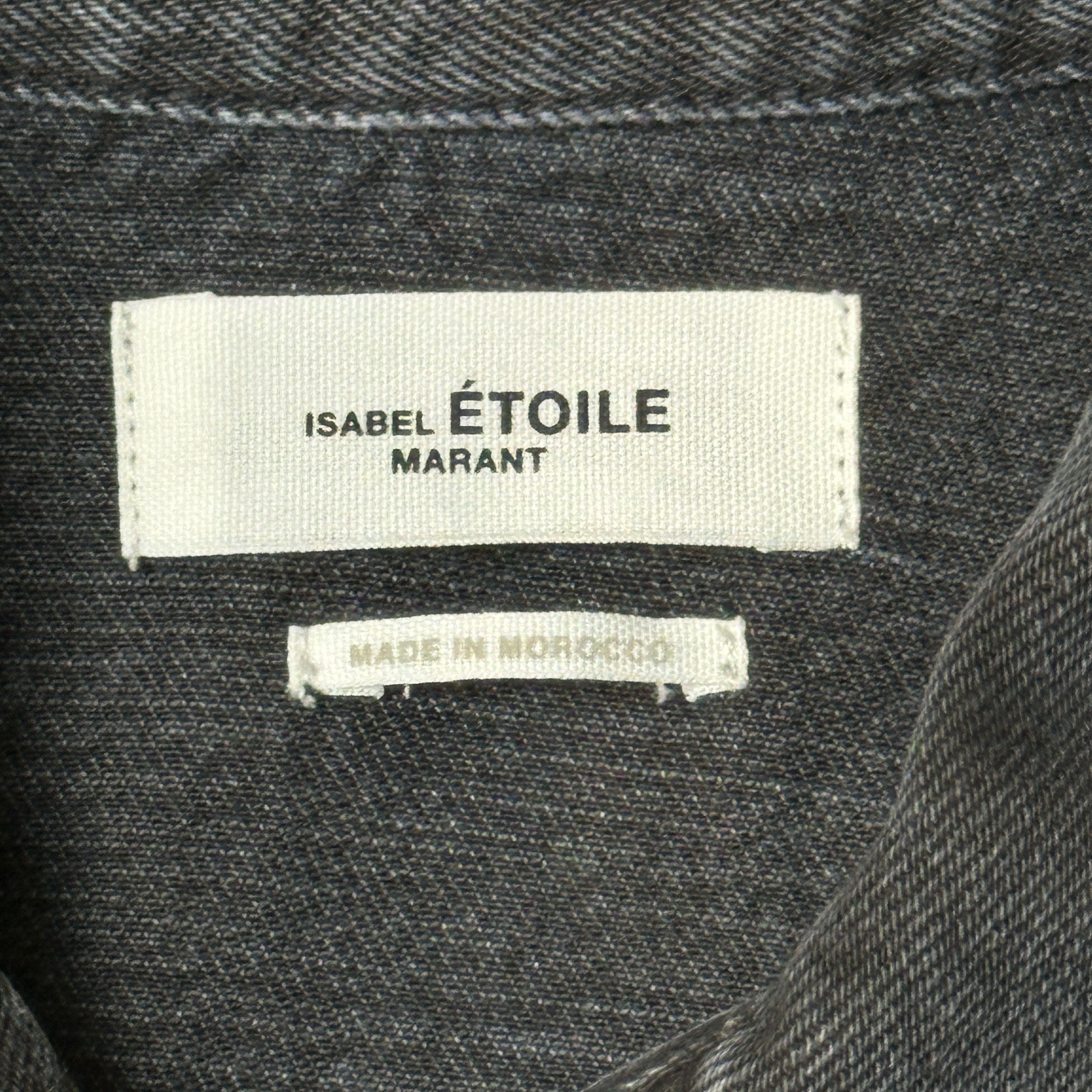 Isabel Marant Etoile Vintage Isabel Marant Étoile Black Frayed Denim Vest Size 38 Size XS / US 0-2 / IT 36-38 - 2 Thumbnail