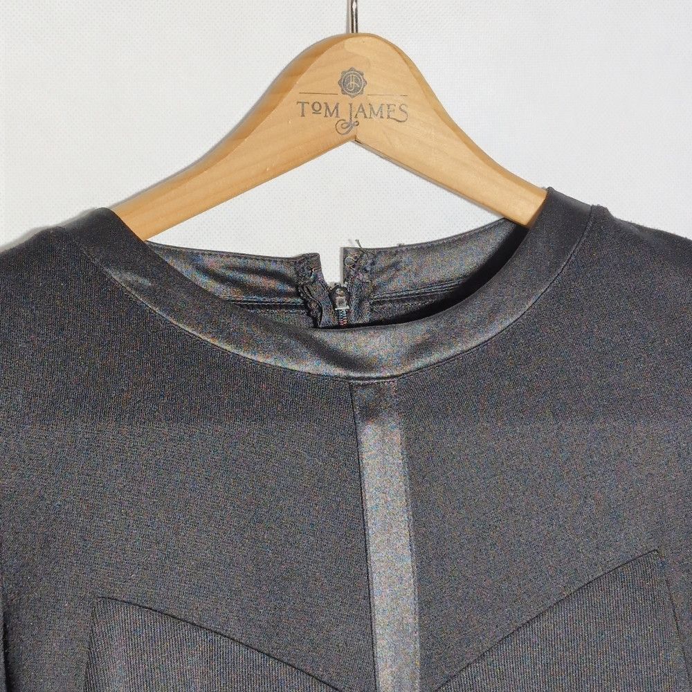 Kim Kardashian KK Kardashian sz XS Chic Black Long Sleeve Dress Tone On To Size XS / US 0-2 / IT 36-38 - 4 Thumbnail