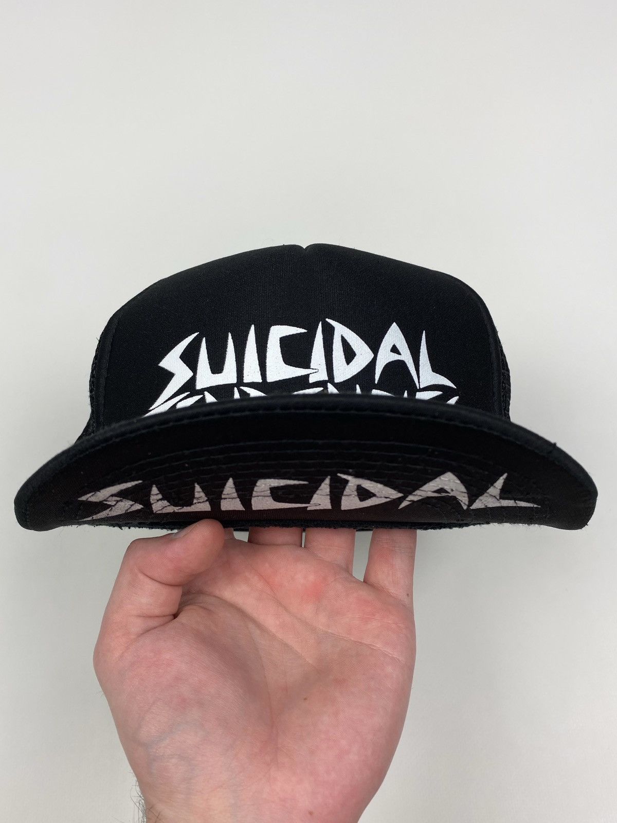 Band Tees 1990’s Vintage Suicidal Tendencies Logo Trucker Hat Size ONE SIZE - 4 Thumbnail
