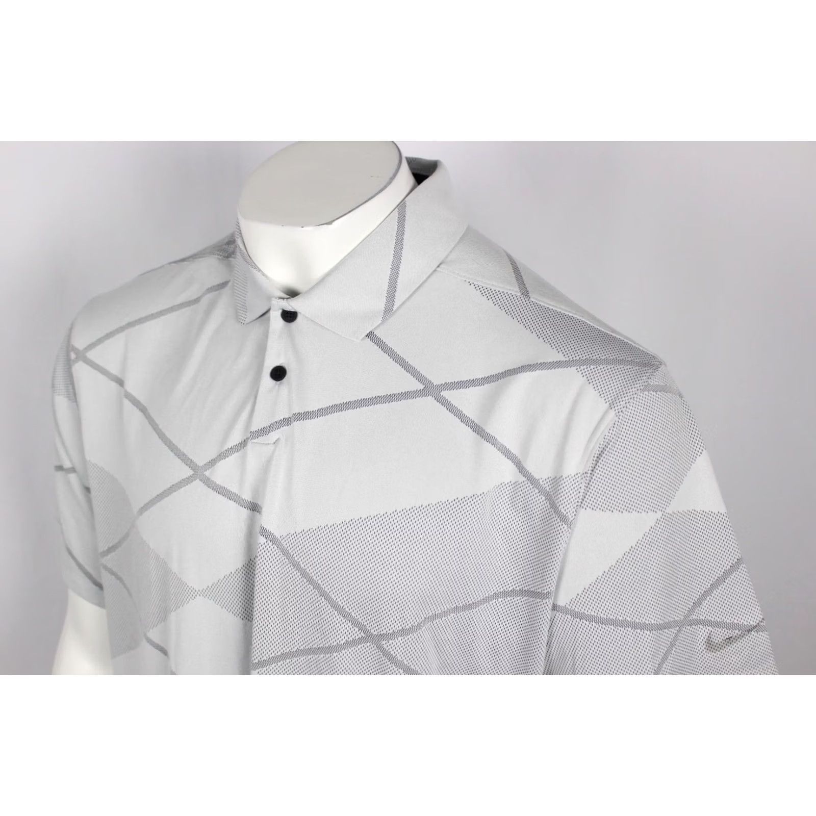 Nike Nike Men's Vapor Jacquard Polo Short Sleeve Shirt 2XL Gray Blemish Size US XXL / EU 58 / 5 - 5 Thumbnail