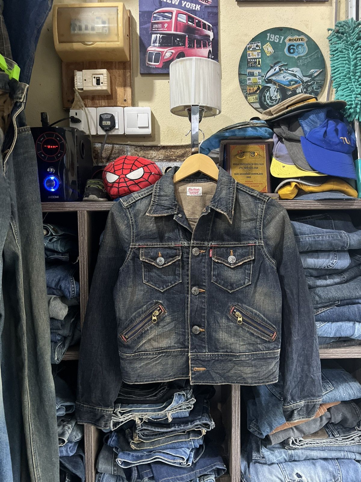 Levi's 🔥Vintage Levis Redloop Denim Jacket Size S / US 4 / IT 40 - 1 Thumbnail