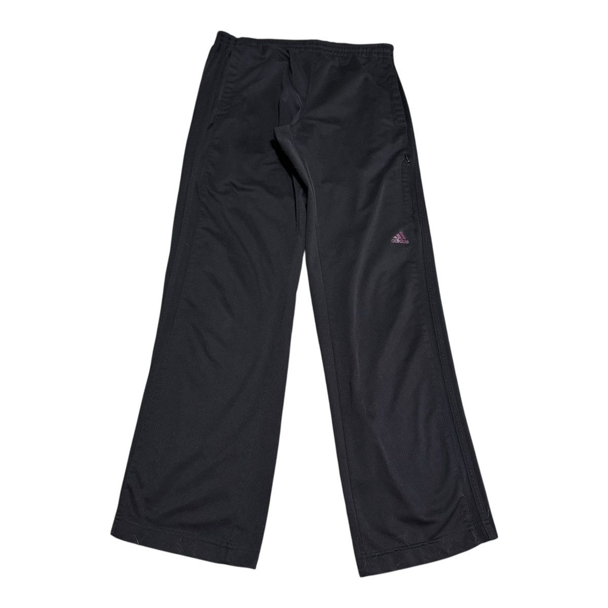 Adidas Adidas Black Maroon Straight Leg Track Pants Men’s Medium Size US 33 - 2 Thumbnail
