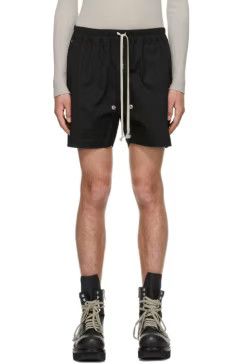 Rick Owens Rick owens black bela boxer shorts SS 2021 Phlegethon Size US 32 / EU 48 - 6 Thumbnail