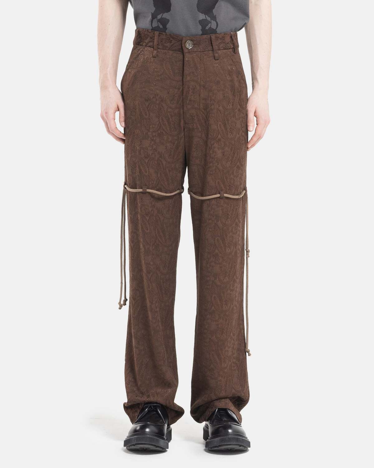 Song For The Mute Song for the mute 24.1 Paisley Jacquard Pants Size US 32 / EU 48 - 7 Thumbnail