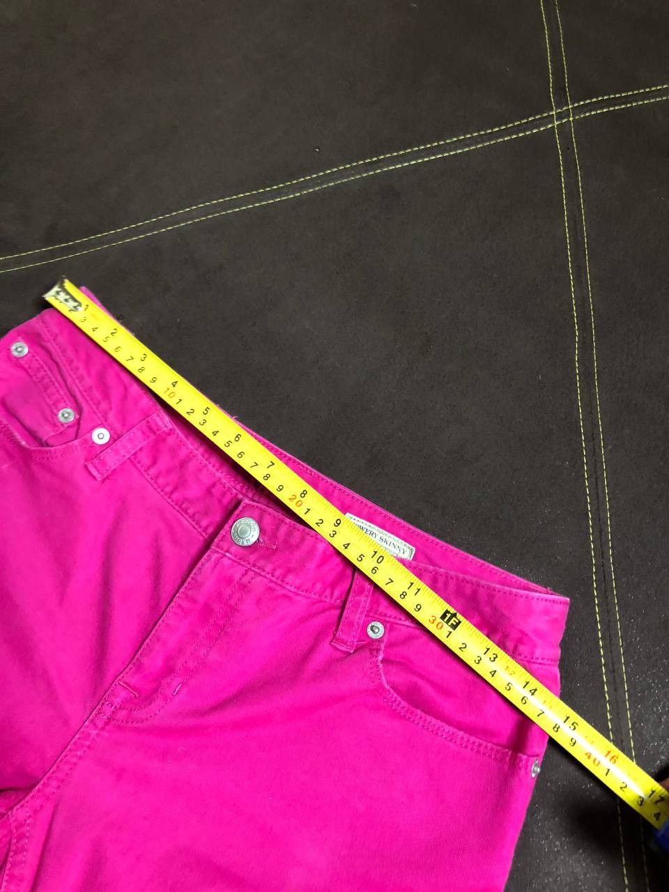 Polo Ralph Lauren 90s Vintage Woman Ralph Lauren Denim Waisted pants Size 38" / US 16 / IT 52 - 12 Thumbnail