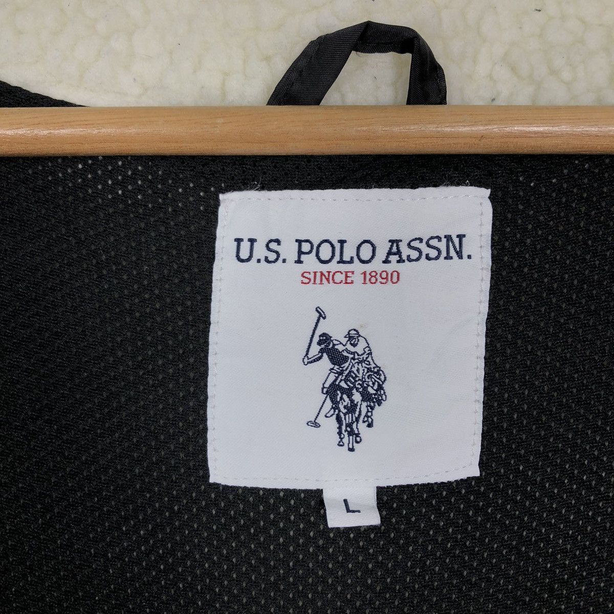 Japanese Brand 🔥90’s Vintage Fleece Dip Pile Sherpa U.S. Polo Assn. Size US L / EU 52-54 / 3 - 13 Thumbnail