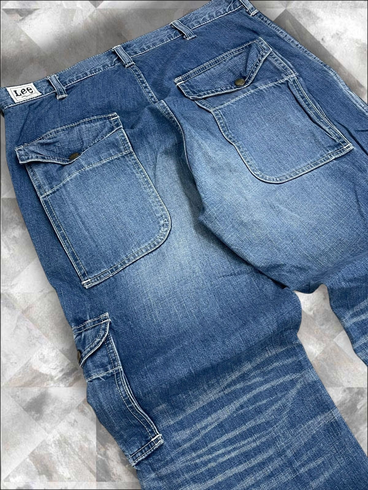 Lee Vintage 1990s Designer Lee Bush Pant Baggy Rare Style Size US 32 / EU 48 - 16 Thumbnail