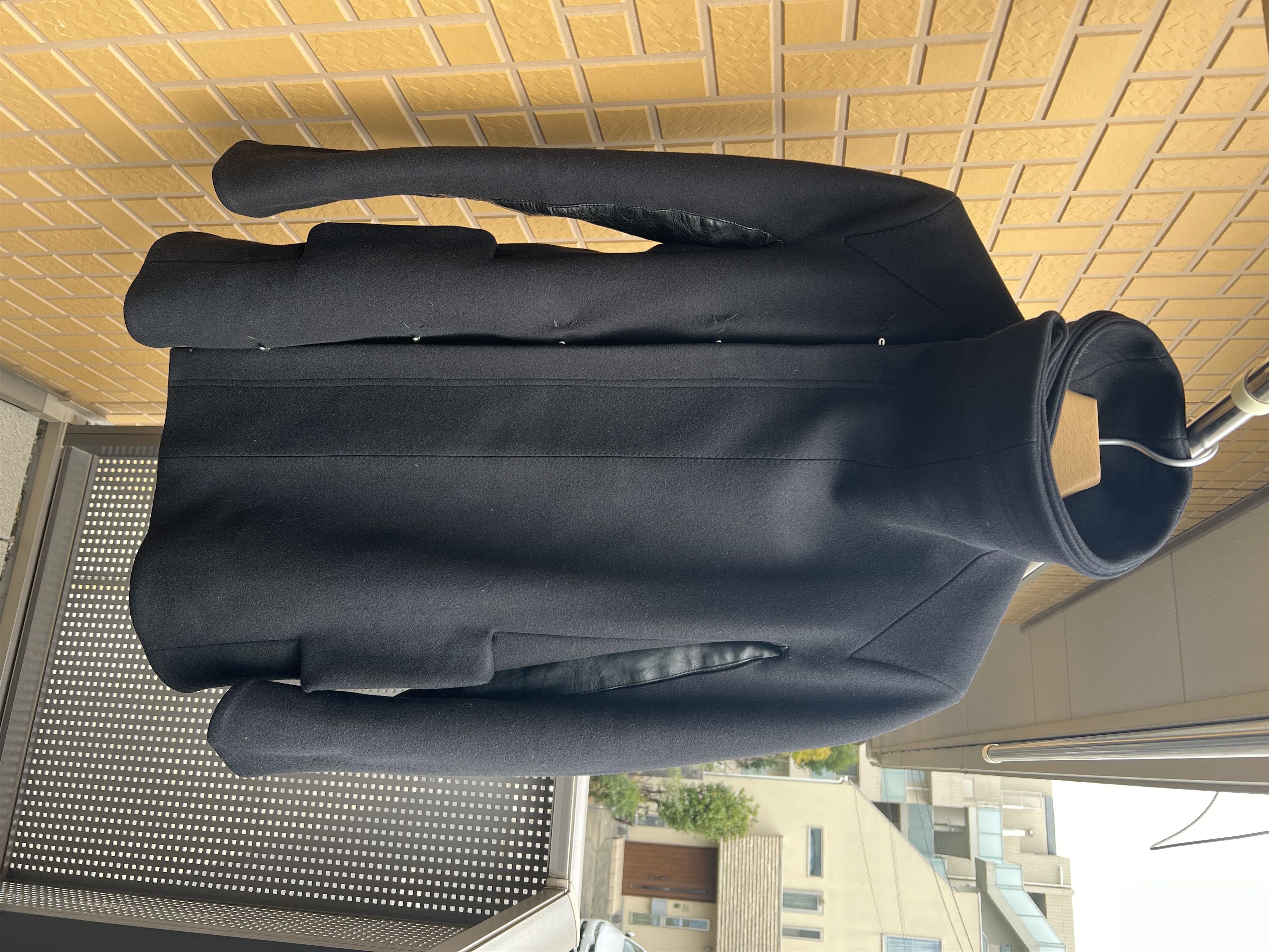 image of Yproject Heavy Wool Coat - Final Price! in Black, Men's (Size Medium)