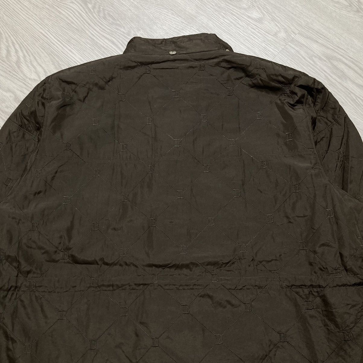 Balmain Balmain Paris Monogram Quilted Jacket Dark Brown Luxury Size US XXL / EU 58 / 5 - 14 Thumbnail