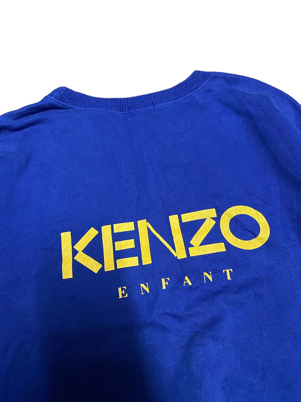 Kenzo × Vintage Vintage Kenzo Enfant Spellout Kenzo Sweatshirt Size US S / EU 44-46 / 1 - 3 Thumbnail