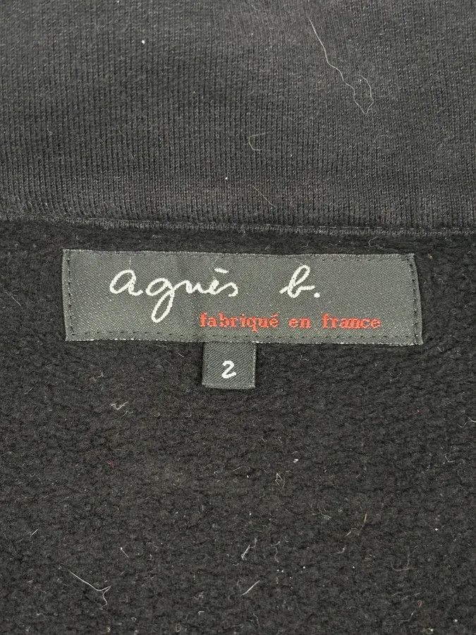 agnes b. Agnes b Black Cotton Button-Front Cardigan Size US S / EU 44-46 / 1 - 9 Thumbnail