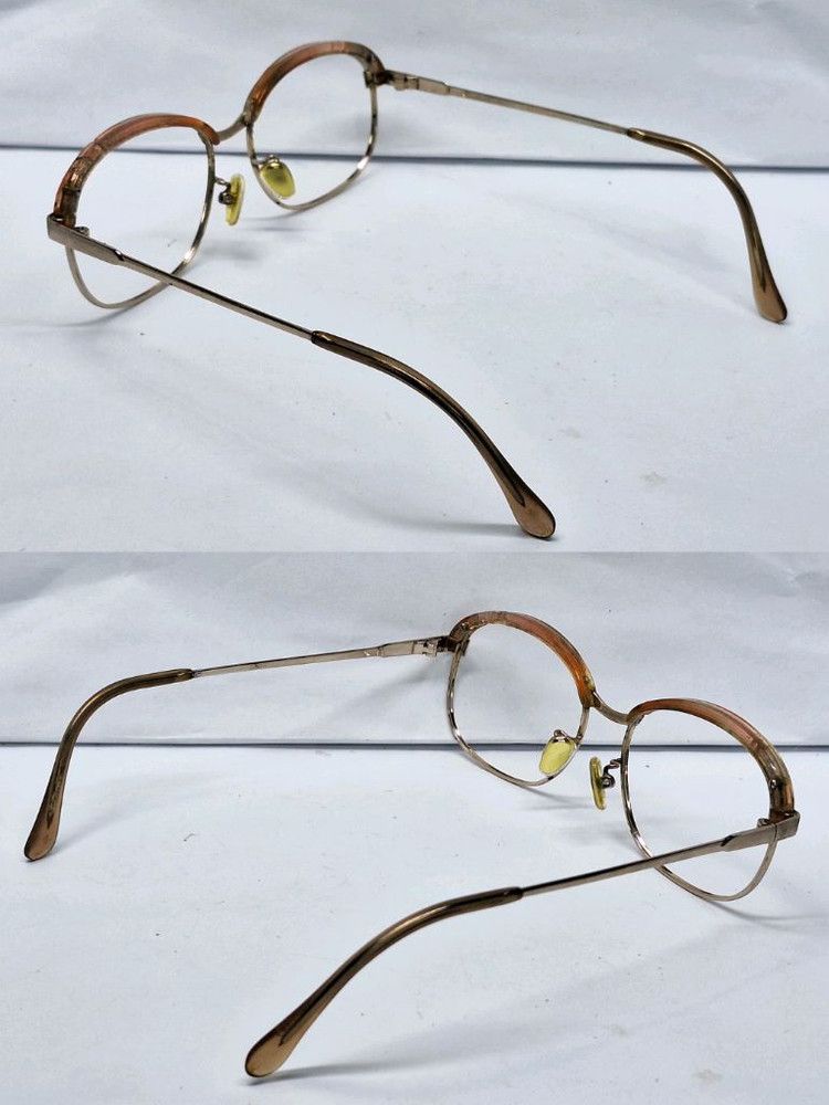 Other VINTAGE 1980s Japanese House Brand Browline Glasses 50mm Size ONE SIZE - 3 Thumbnail