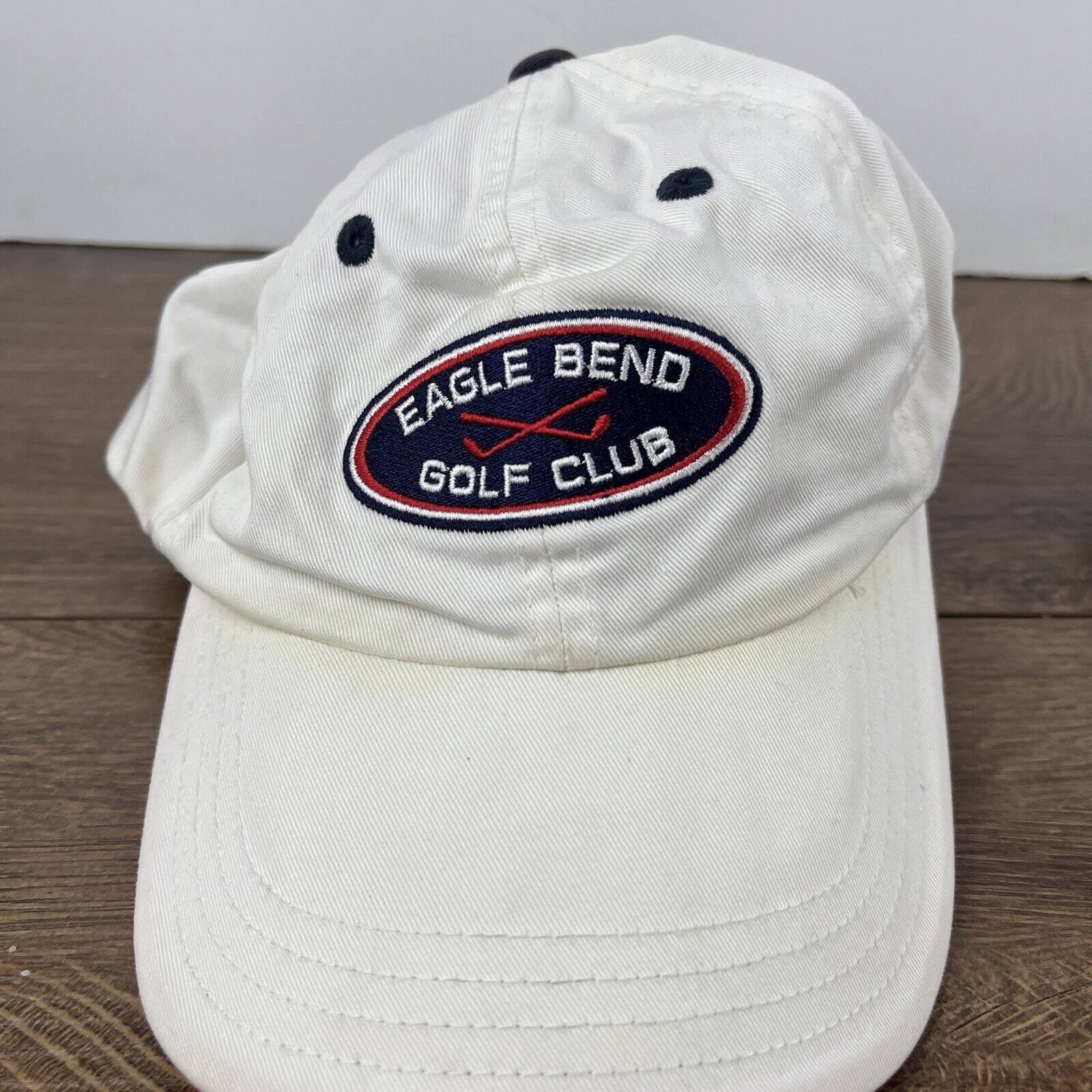 Other Eagle Bend Golf Club Hat Eagle Bend White Hat Adjustable Adu Size ONE SIZE - 5 Thumbnail