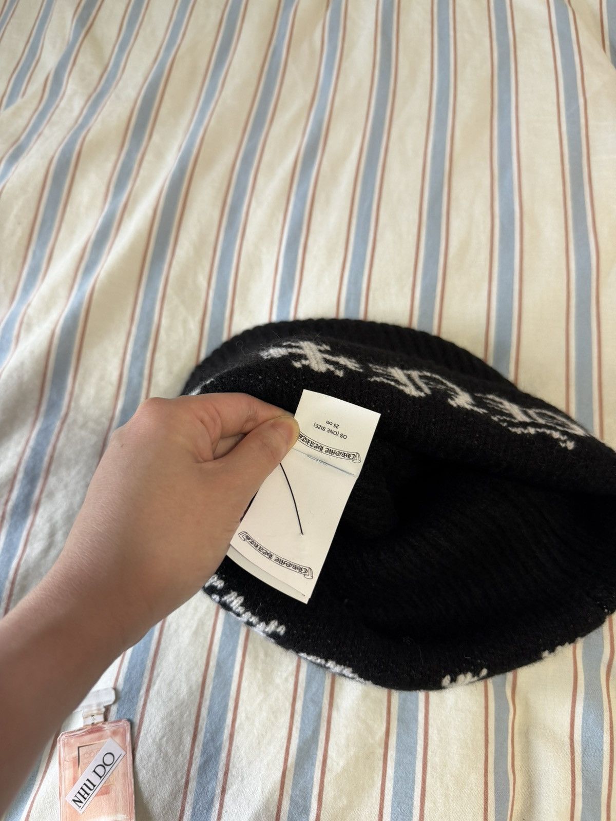 Chrome Hearts Chrome Hearts Big Daddy Cross Beanie - Cashmere - black Size ONE SIZE - 4 Thumbnail
