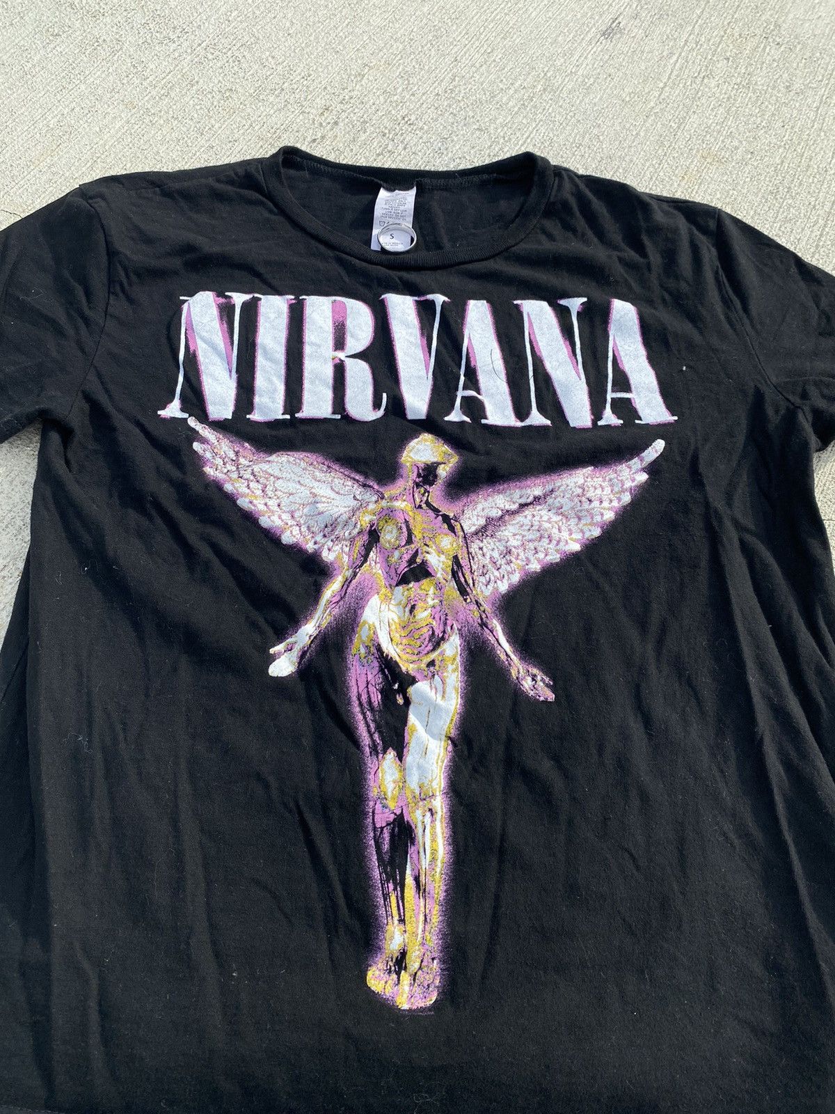Other × Vintage Women’s Nirvana Band Tee Size S / US 4 / IT 40 - 2 Thumbnail