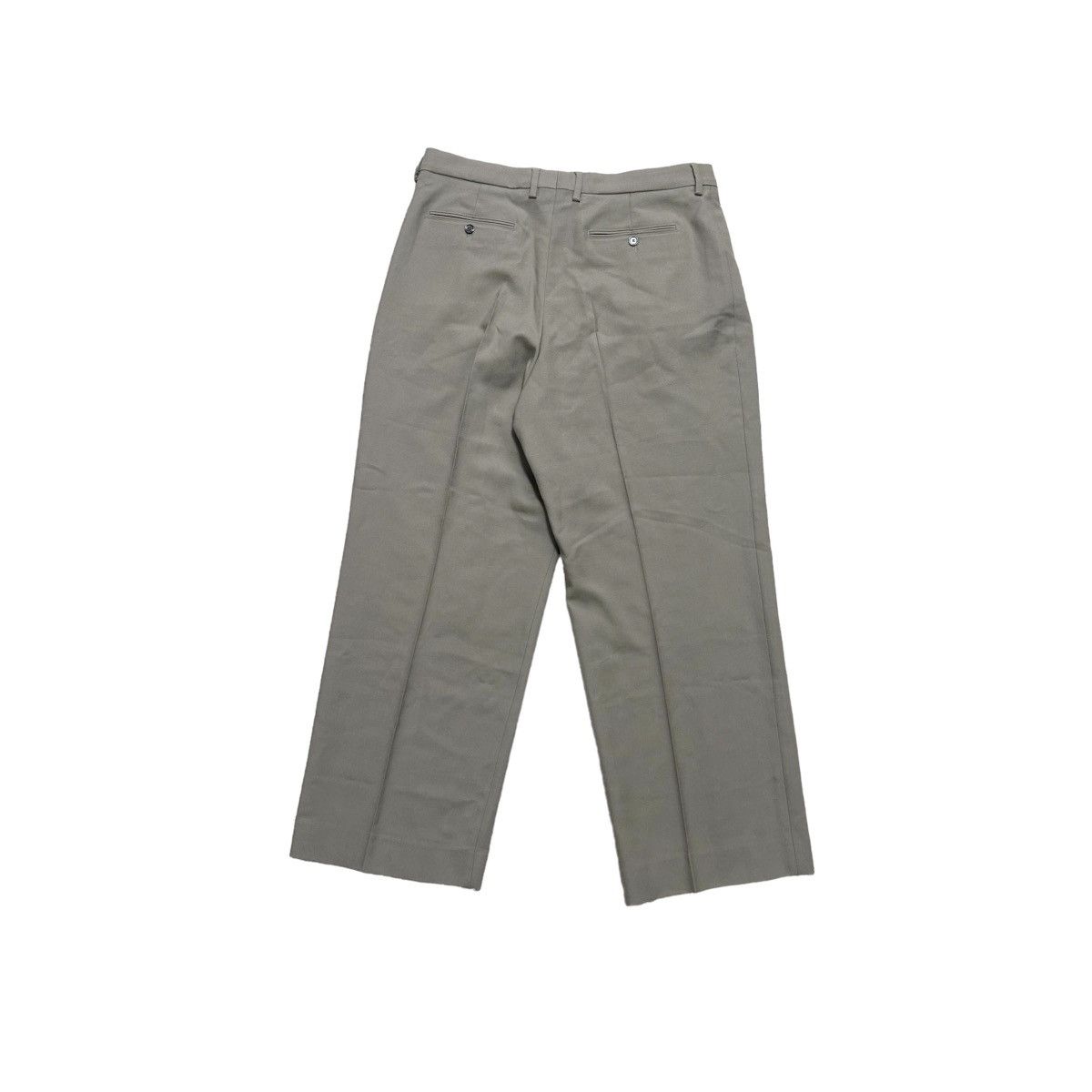 AMI New Ami Wool Wide Leg Straight Fit Pants Trousers Size FR46 Size US 36 / EU 52 - 2 Thumbnail