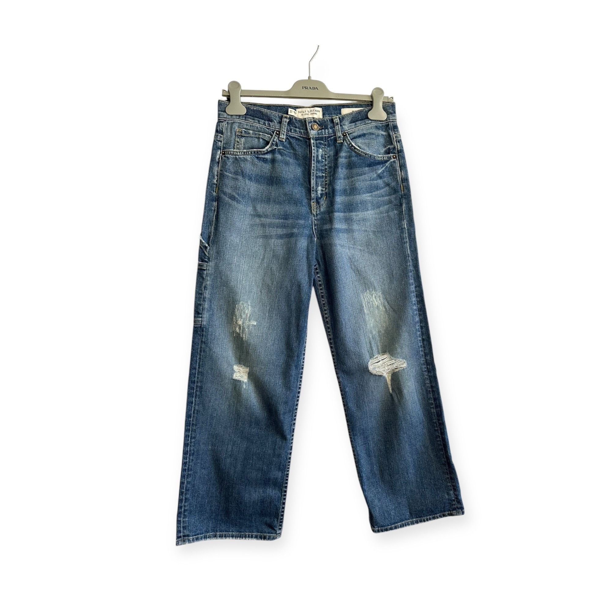 Nili Lotan Nili Lotan Violette Jeans, Size 27, Classic Wash, New with Size 27" / US 4 / IT 40 - 1 Thumbnail