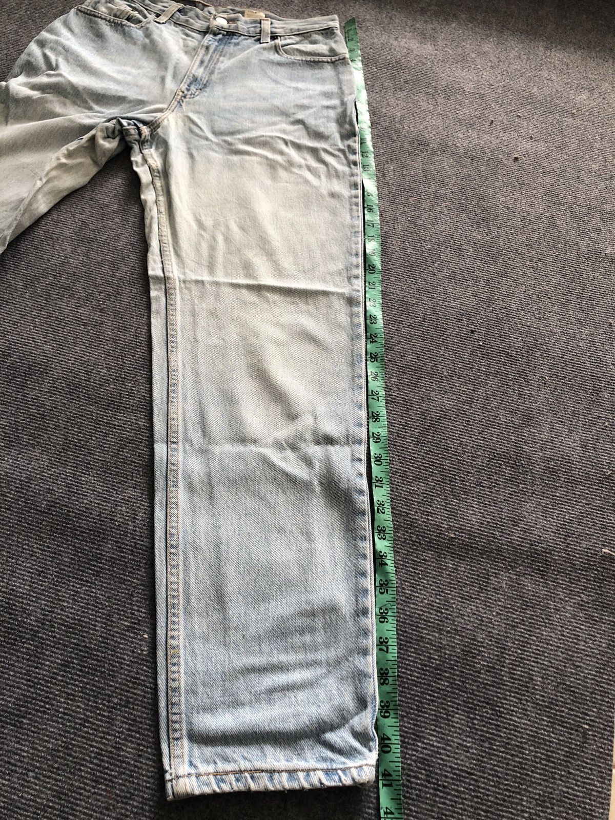 Levi's Light Blue Vintage Levis 550 Relaxed Fit Tapered Leg 28x30.5 Size 28" / US 6 / IT 42 - 16 Thumbnail
