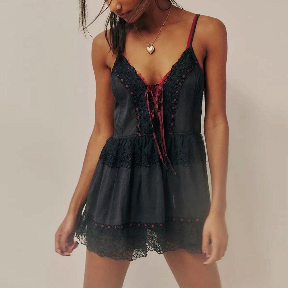 Free People Free People Hot Shot Mini Dress-in Cherry Tomato | Grailed