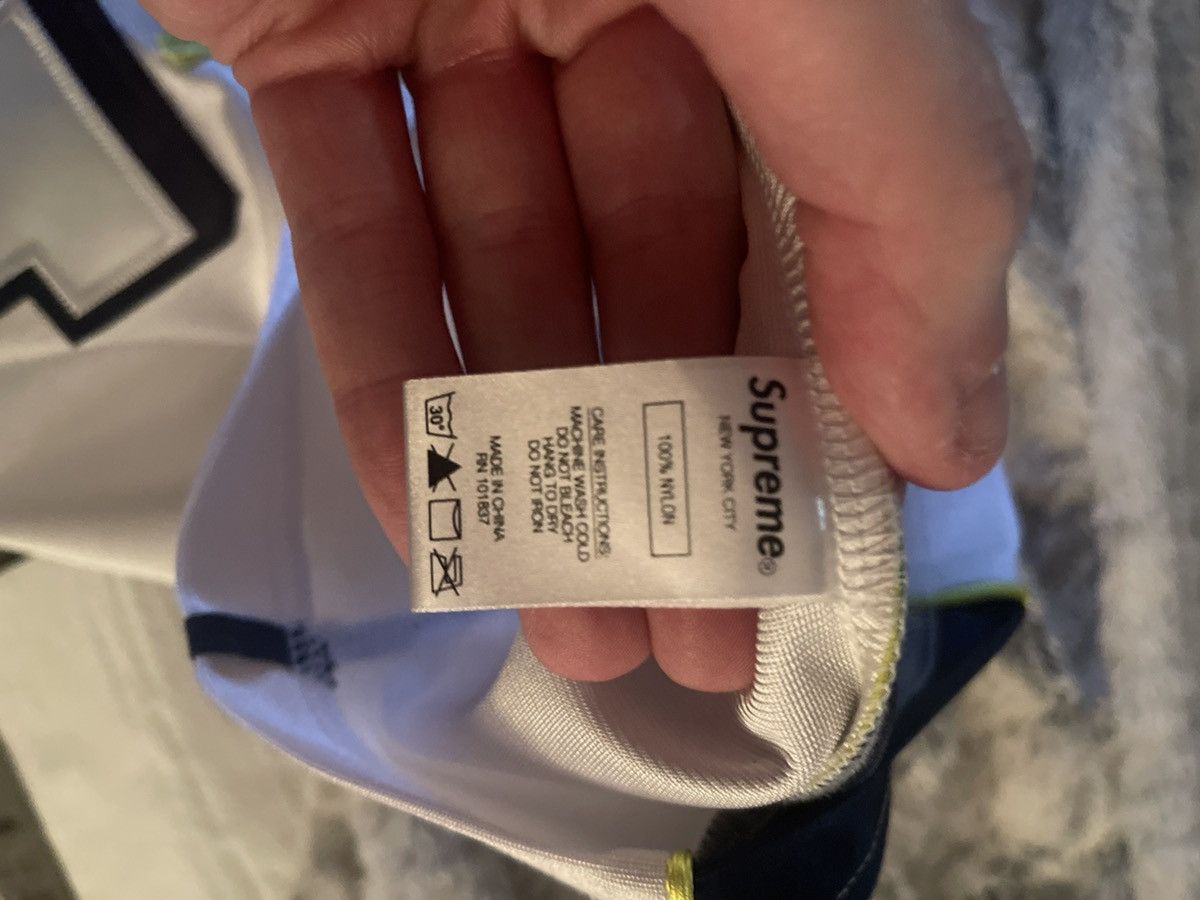 Supreme St Supreme White Basketball Jersey Size US XL / EU 56 / 4 - 4 Thumbnail