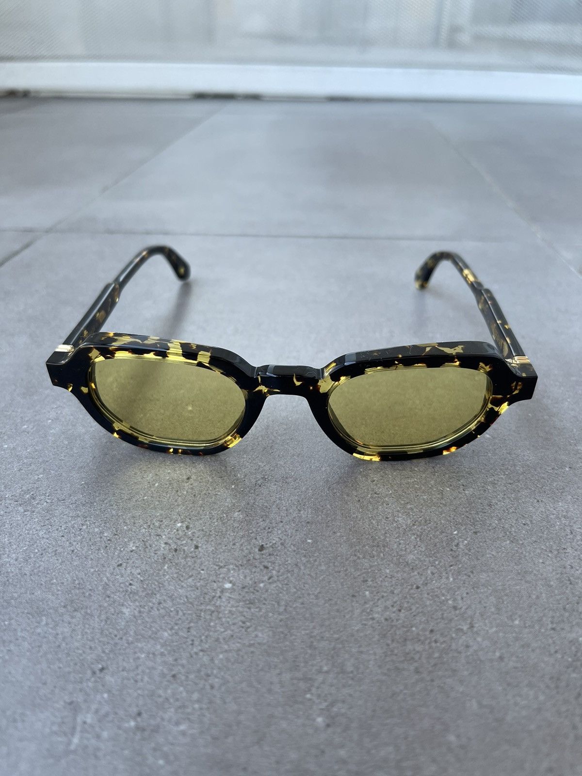 Han Kjobenhavn !DS! Han Kjobenhavn Banks Yellow Tortoise Sunglasses Size ONE SIZE - 8 Thumbnail