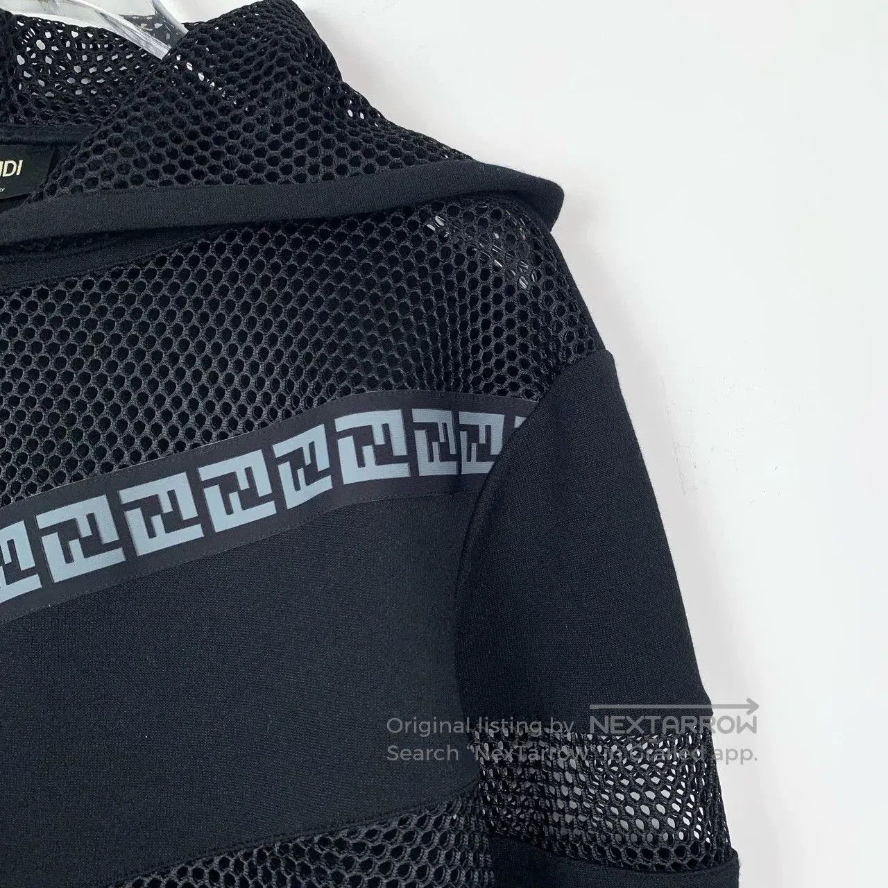 Fendi fendi black logo hooded sweatshirt size l. Size US L / EU 52-54 / 3 - 3 Thumbnail