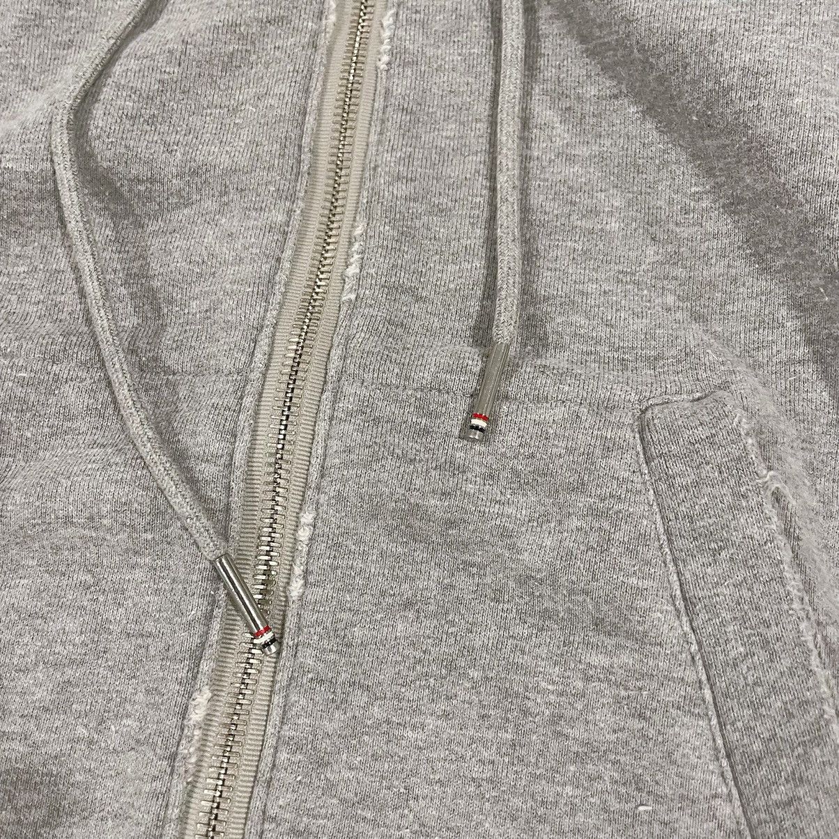 Thom Browne Thom Browne Engineered 4-Bar hand made crush zipped hoodie Size US XS / EU 42 / 0 - 2 Thumbnail