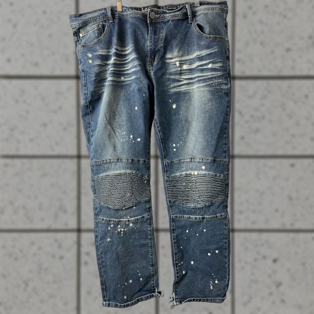 Vintage VINTAGE Switch Jeans Mens Slim Straight 44x32 Blue Jeans Mens Size US 44 / EU 60 - 1 Thumbnail