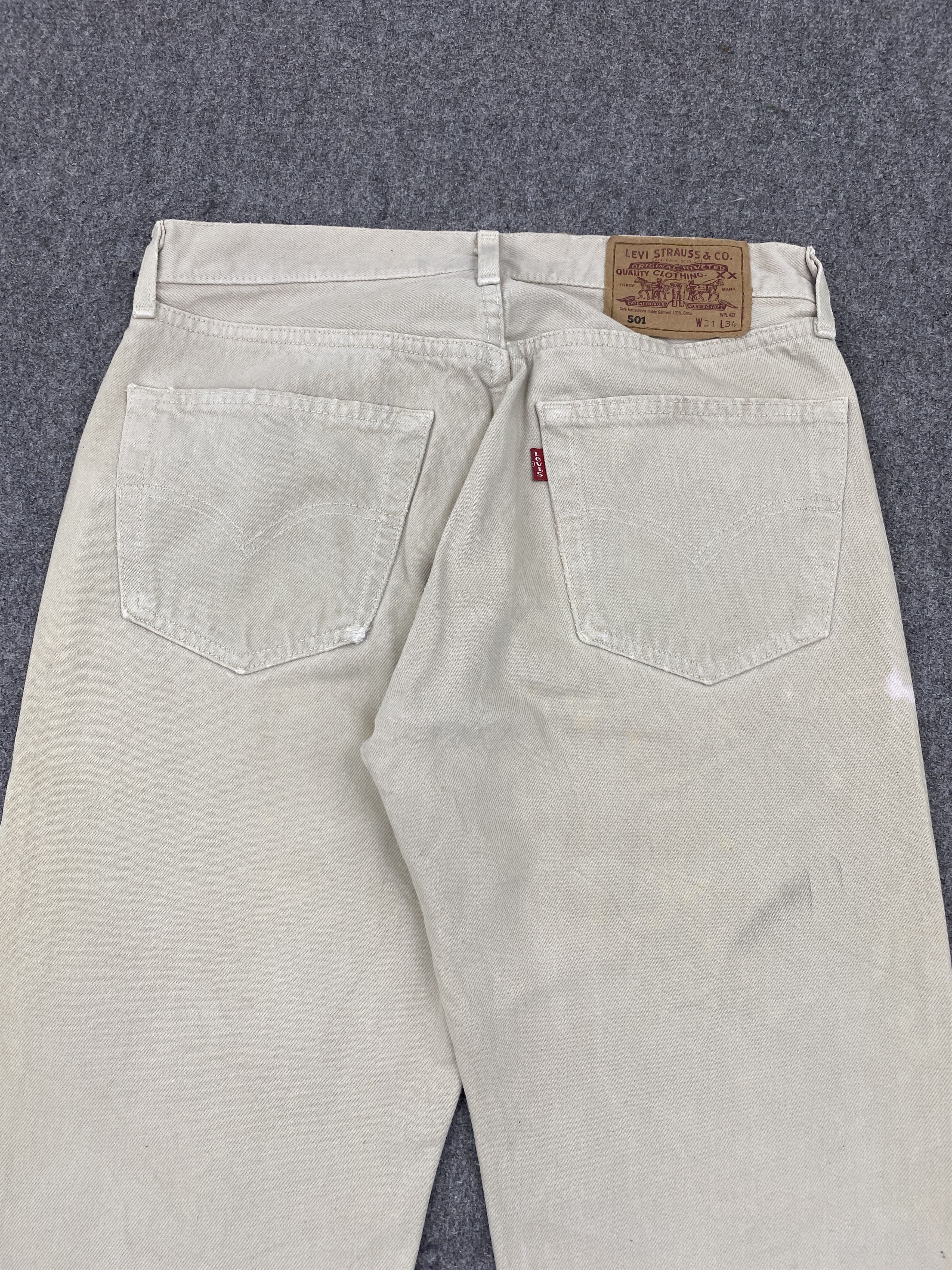 Levi's Vintage 90s Levis 501 Light Wash Jeans DP2752 Size US 30 / EU 46 - 4 Thumbnail