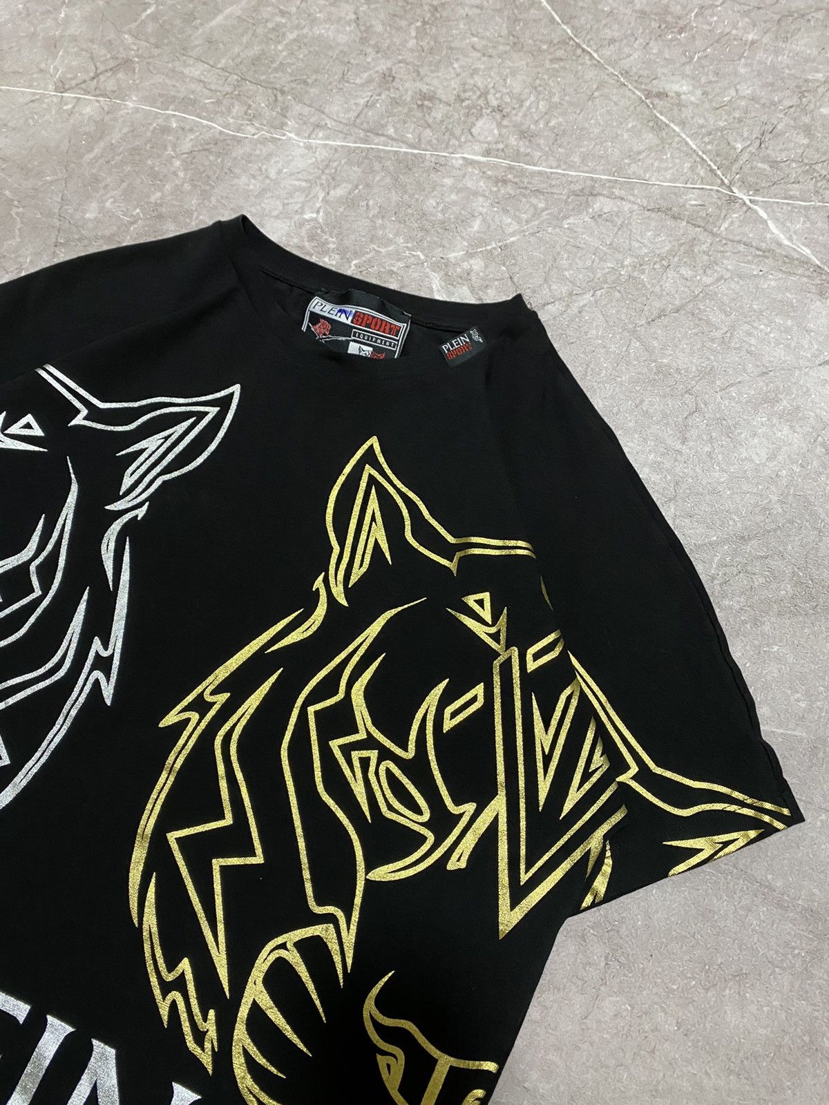 Philipp Plein Rare Philipp Plein Sport Equiment Tiger Big Logo T-Shirt Y2K Size US M / EU 48-50 / 2 - 6 Thumbnail