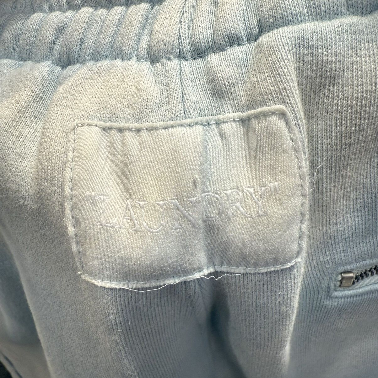 Off-White Off-White Laundry Panelled Sweatpant Baby Blue Size US 30 / EU 46 - 3 Thumbnail