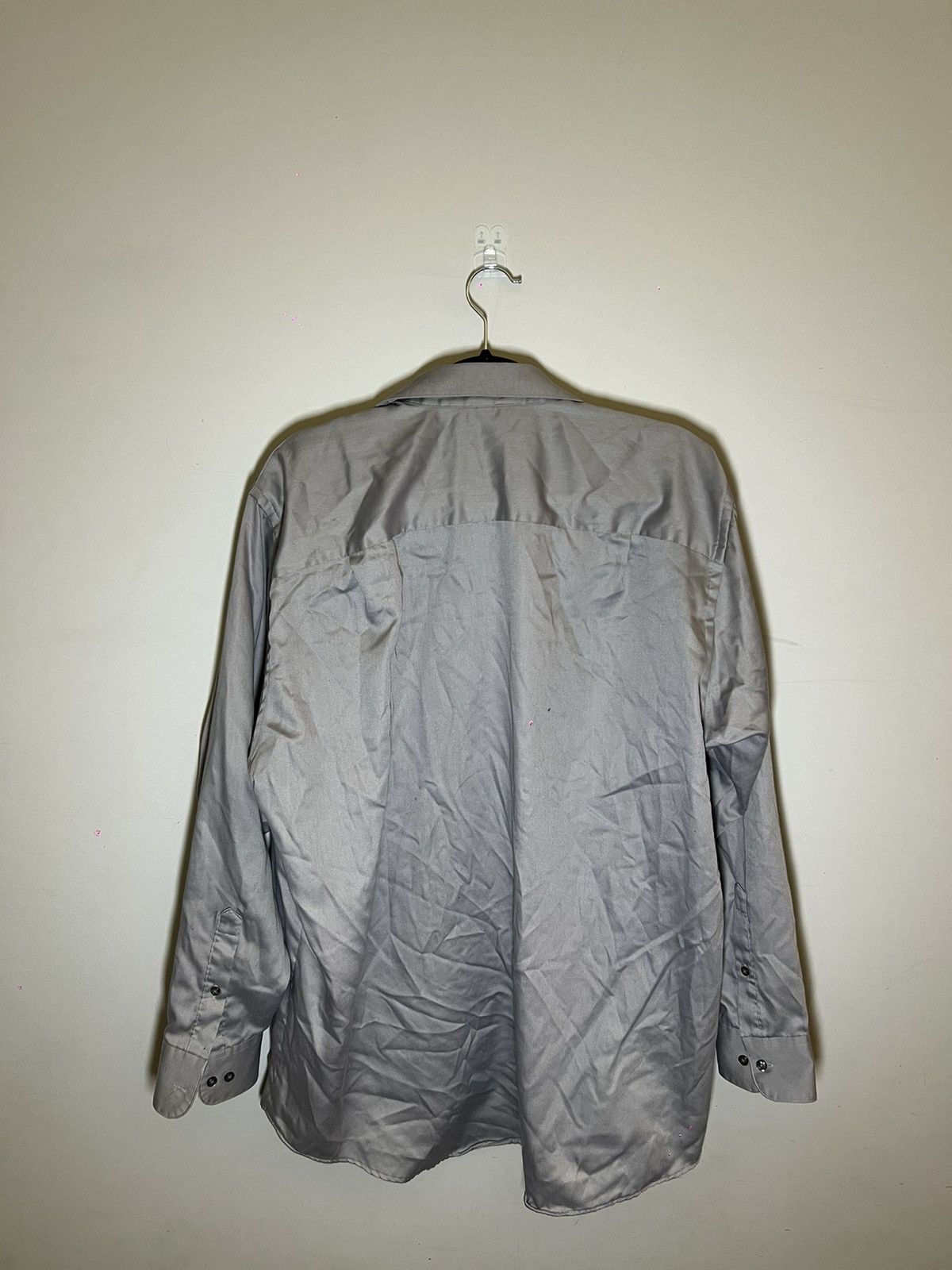Vintage Geoffrey Beene Silver Button Up Size US XL / EU 56 / 4 - 2 Thumbnail