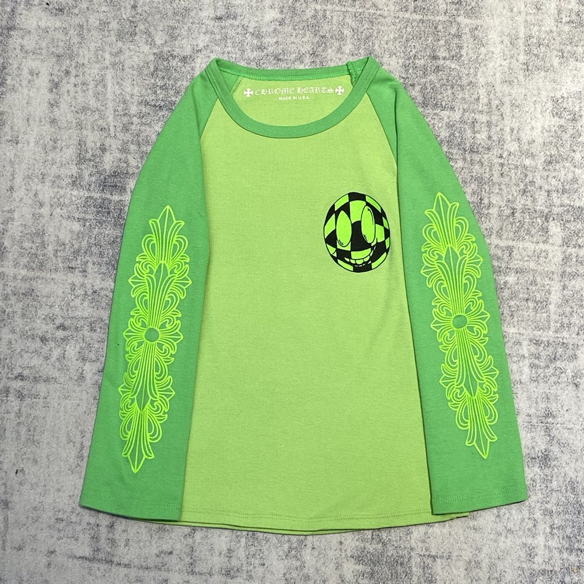Chrome Hearts CHROME HEARTS Matty Boy Green Limited long Sleeve Tee GREEN Size XS / US 0-2 / IT 36-38 - 1 Thumbnail