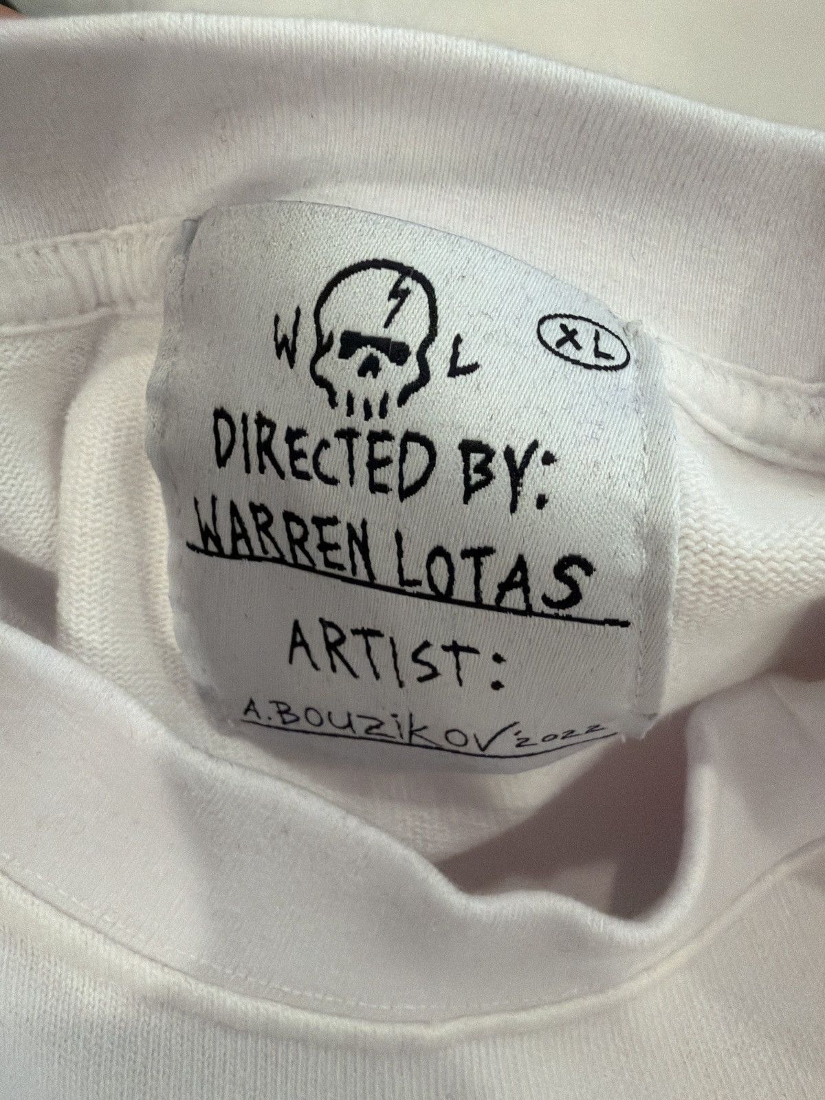 Warren Lotas NWOT Warren Lotas Death Life Eyes White T-Shirt XL Size US XL / EU 56 / 4 - 3 Thumbnail